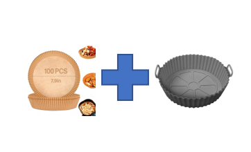 Miniatura 4 de Combo Air fryer Papel Freidora+Silicona