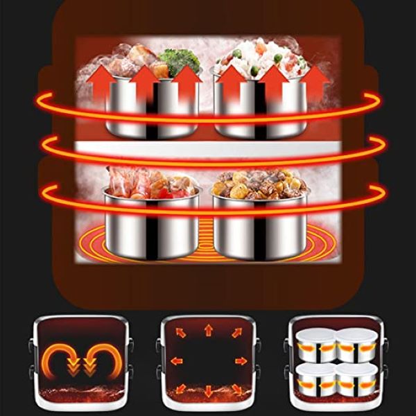 Miniatura 5 de Lonchera eléctrica 4 puestos