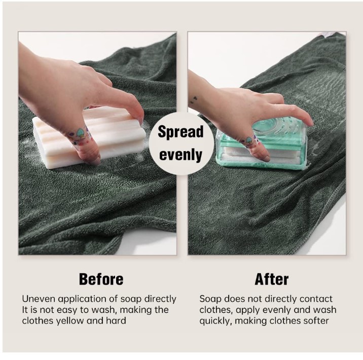 Dispensador de jabón portátil con rodill