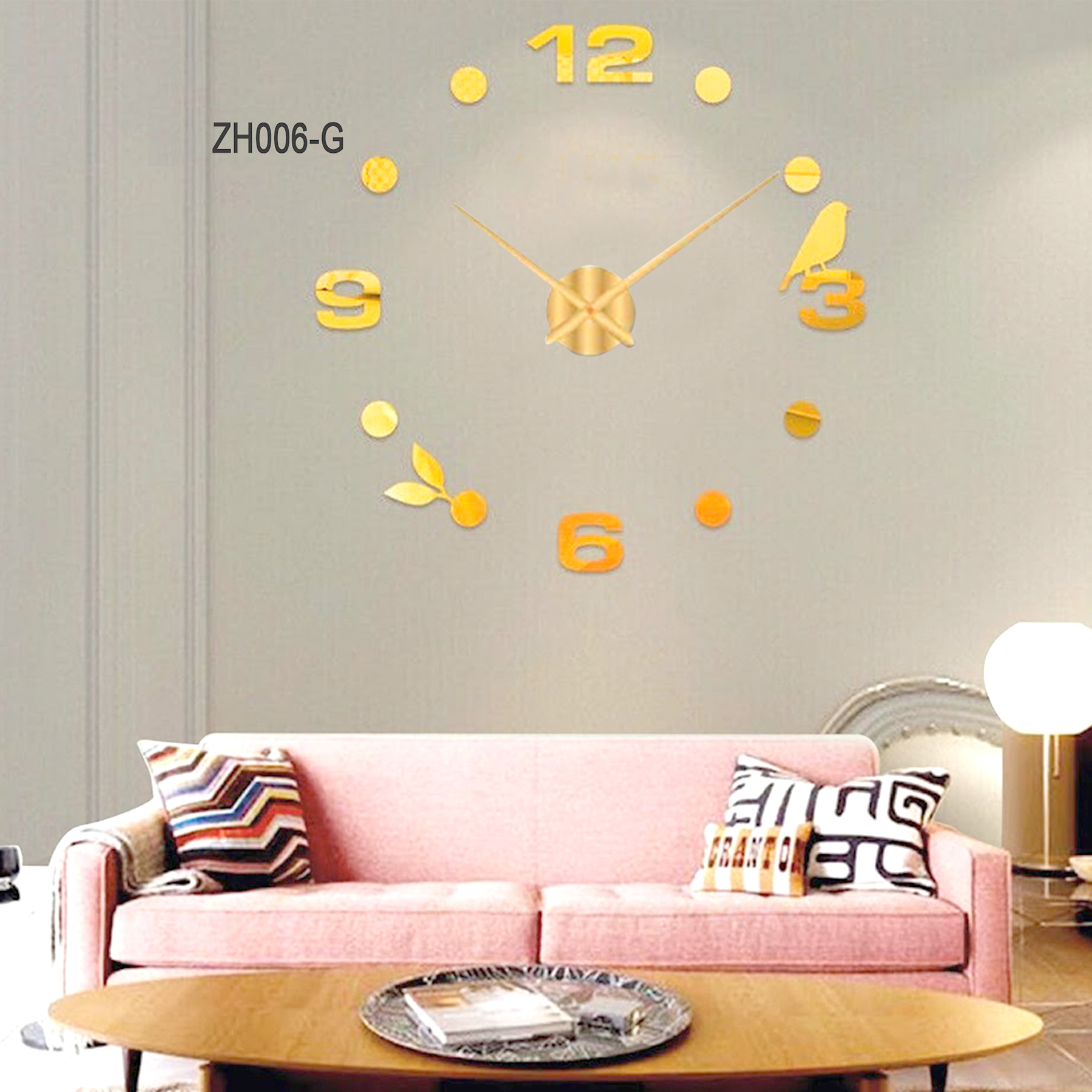 RP-ZH006 RELOJ ANÁLOGO ADHESIVO 3D