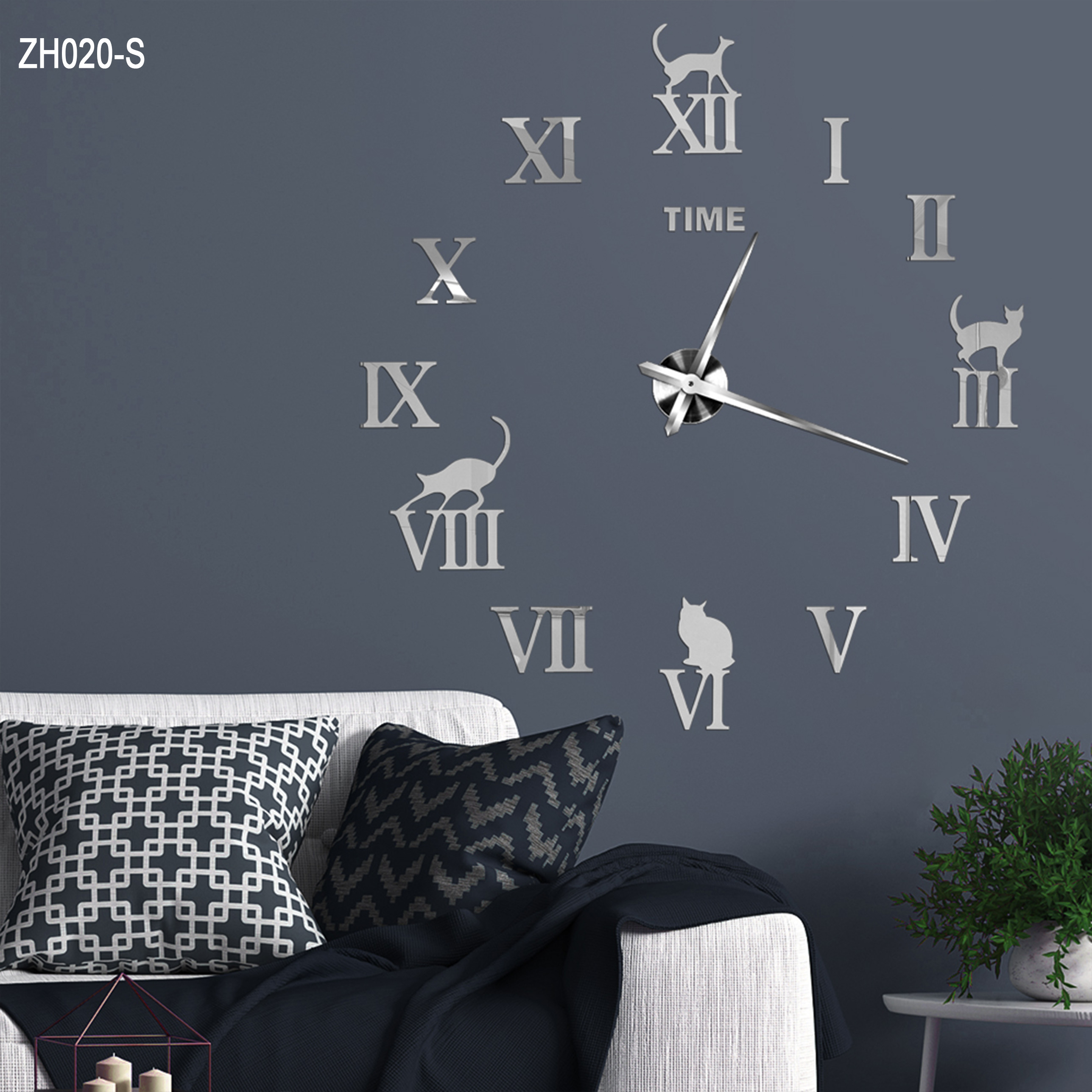 RP-ZH020 RELOJ ANÁLOGO ADHESIVO 3D