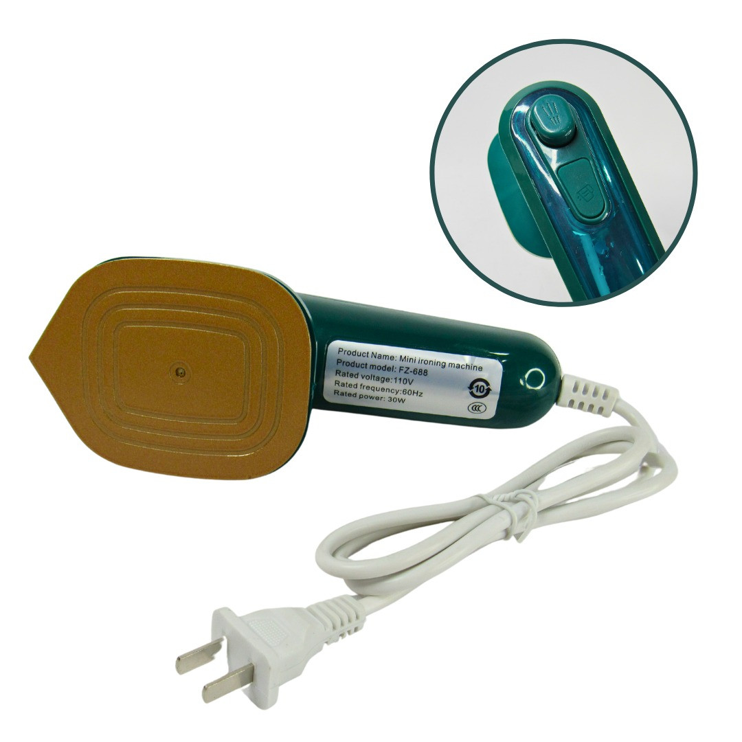 Miniatura 6 de Plancha Viajera De Vapor Micro plancha