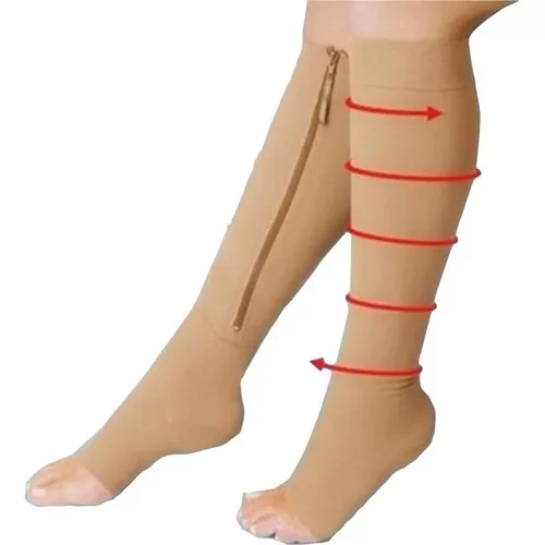 Medias Compresión Anti Varice Zip Sox