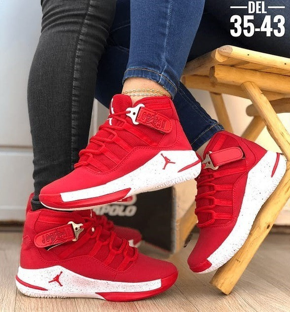 Botin Jordan Rojo Unisex