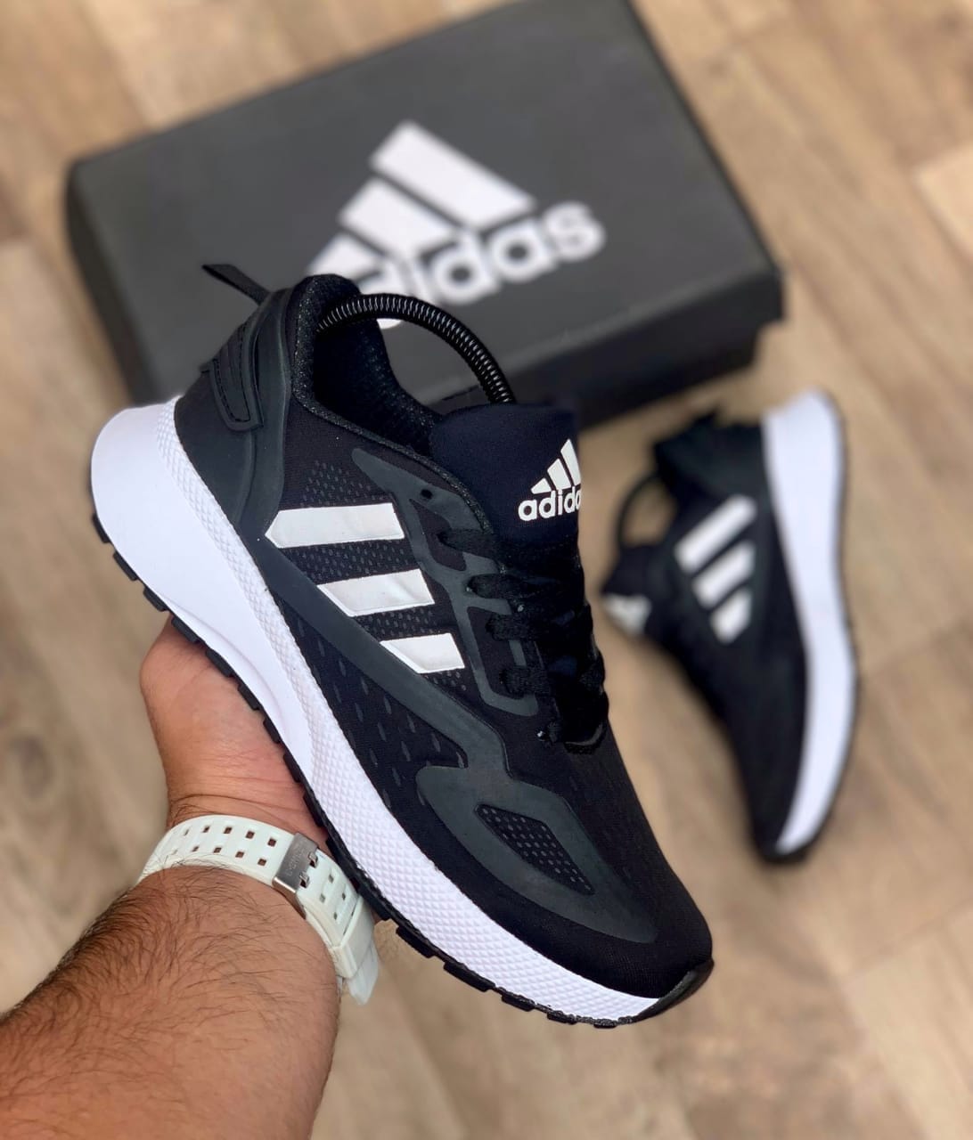 Tenis Adidas 2K Negro Blanco Caballero