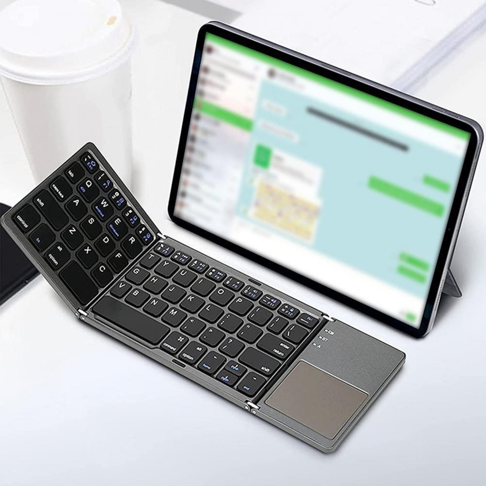 Vista 9 de Teclado plegable touch pad recargable