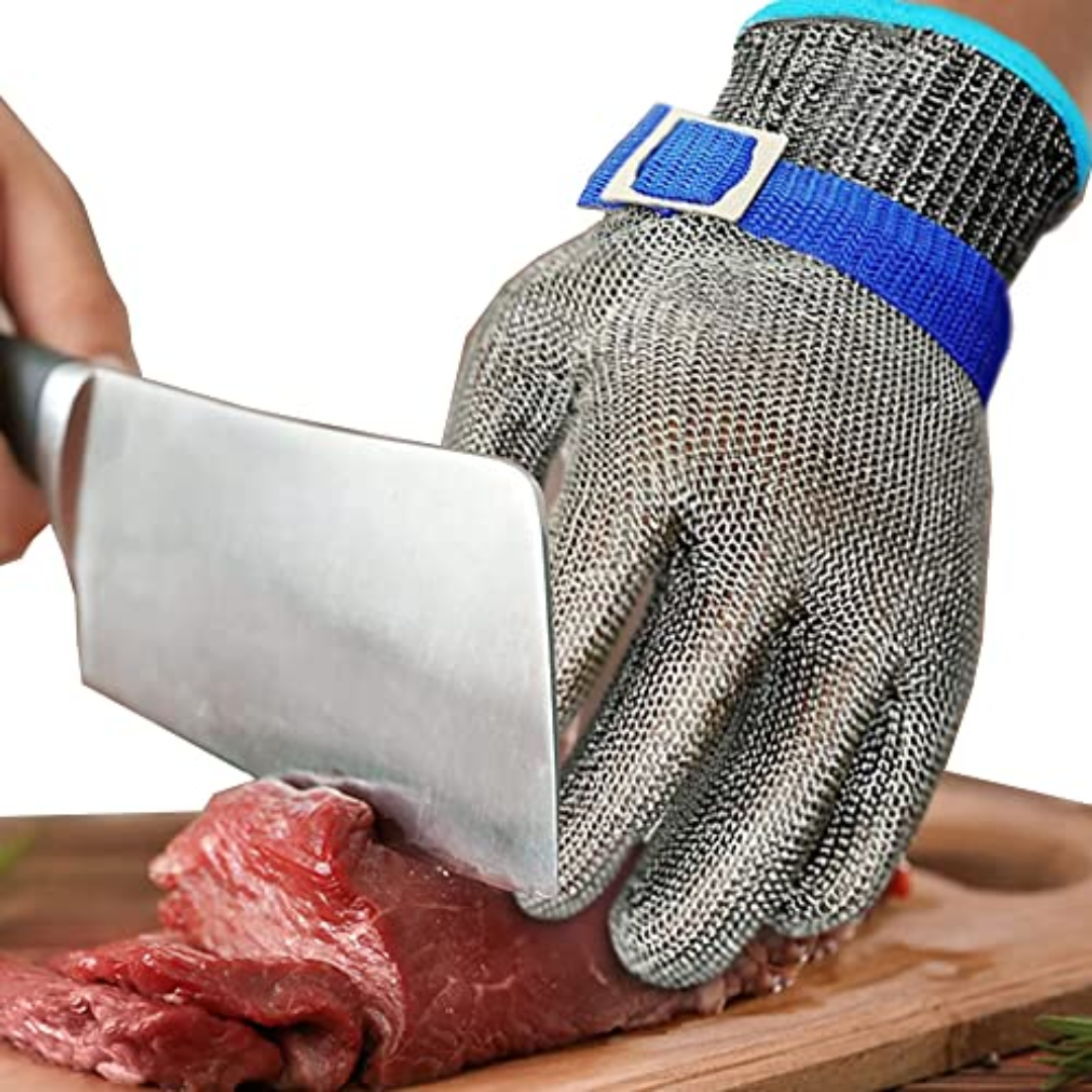 Guantes Seguridad Carnicería Hilo Acero