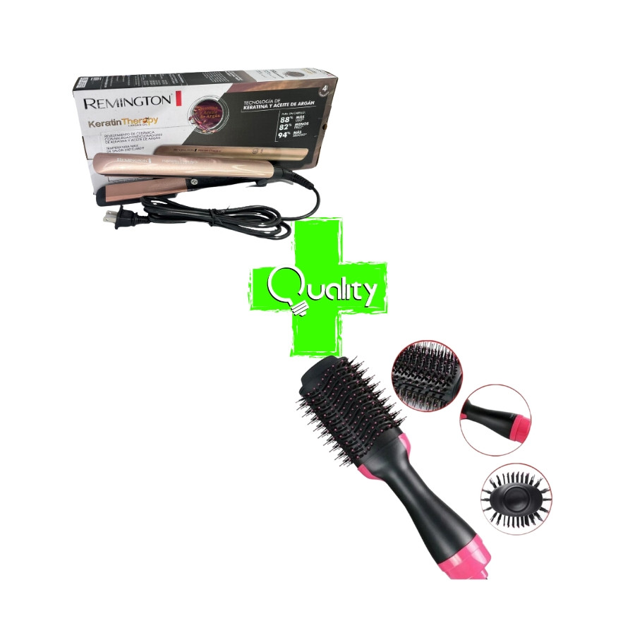 Miniatura 4 de Cepillo Keratina+Plancha Keratina Repli*