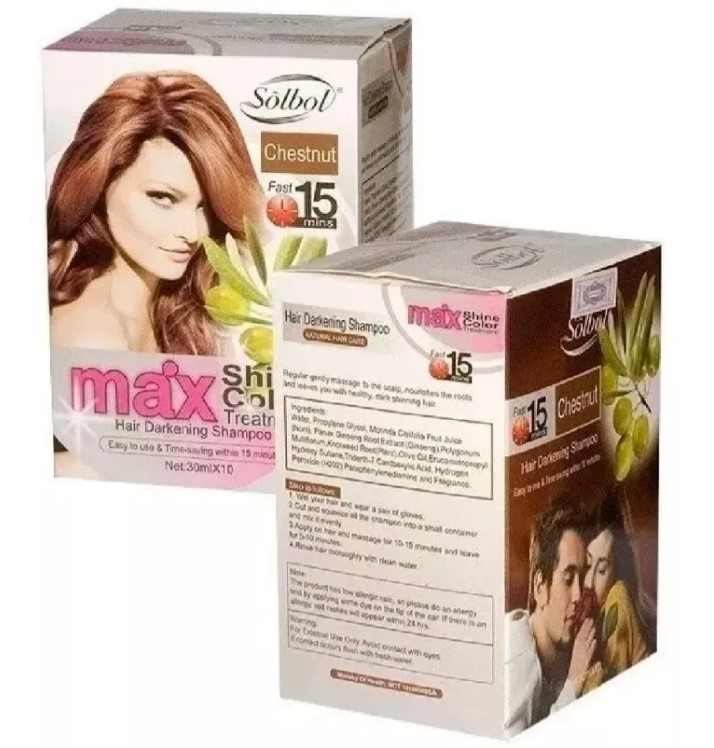 Vista 3 de Shampoo Canas Caja 10unid - COLORES: negro