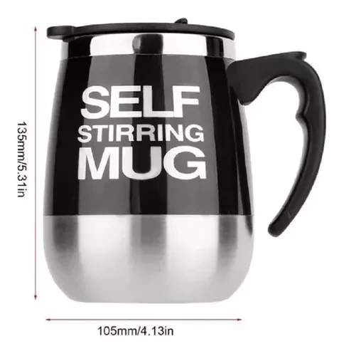 mug mezclador negro