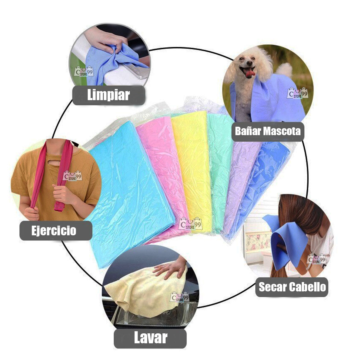 Miniatura 2 de Caneo Toalla Para Deportistas Pequeño