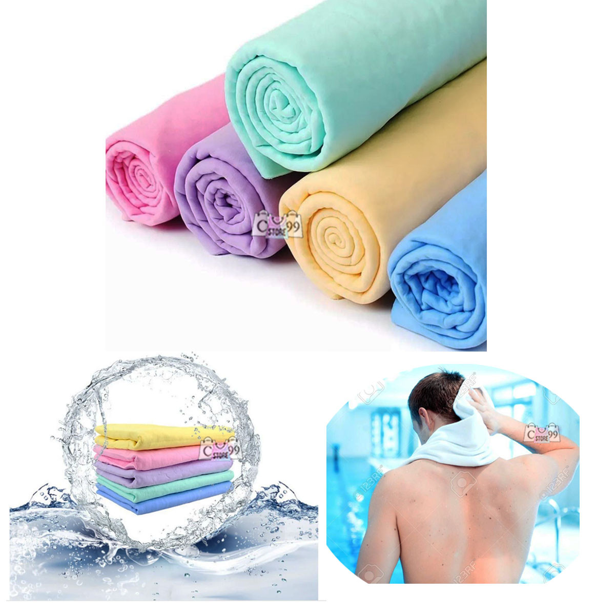 Caneo Toalla Para Deportistas Pequeño