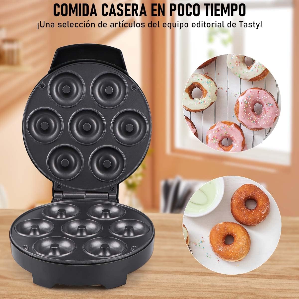 Maquina Para Hacer 7 Mini Donas Casera