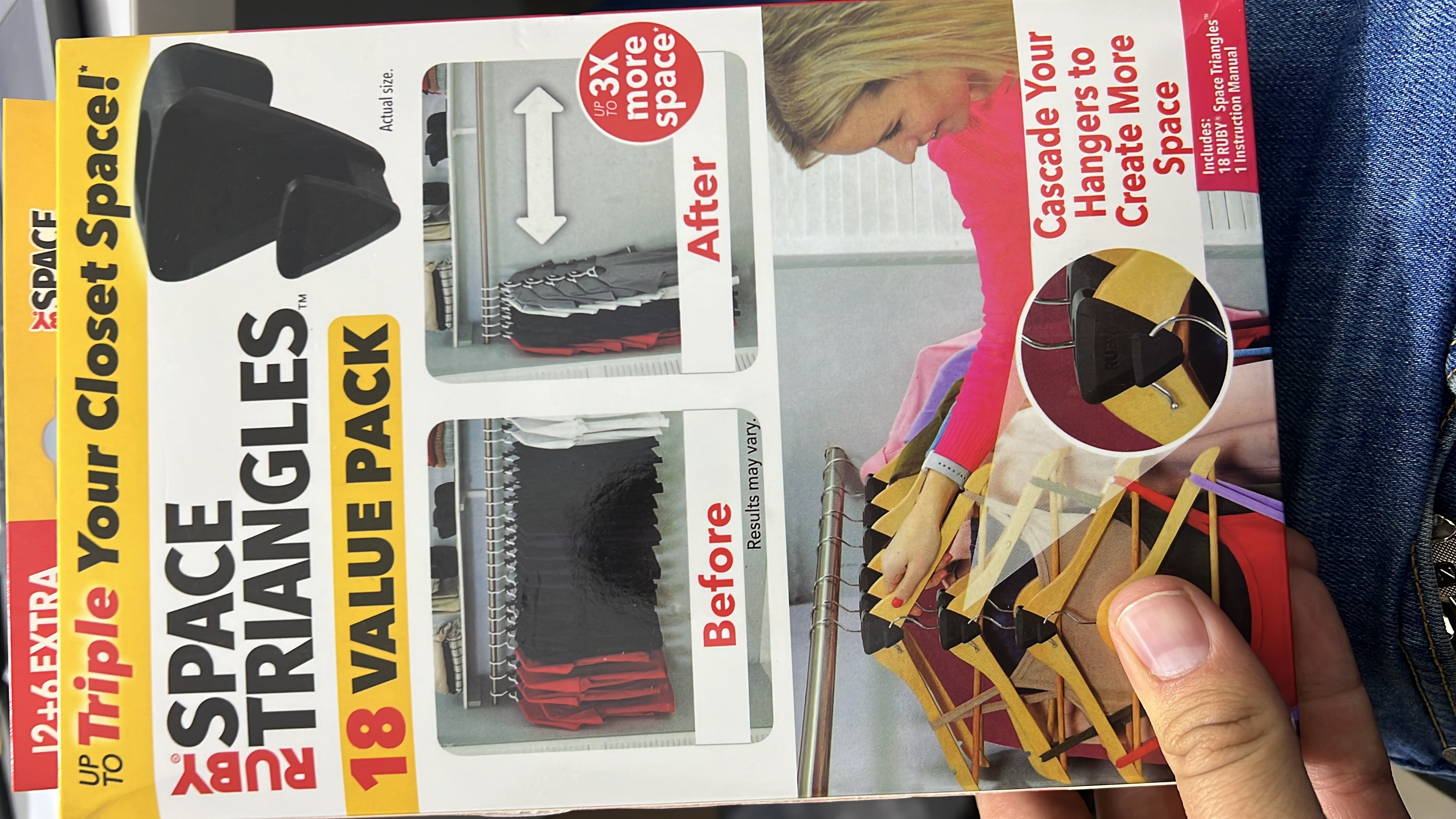 Gancho ruby space x 18 unds