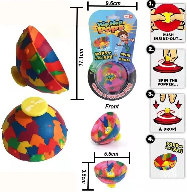 Hip Hop Pops Juguete Saltarín Spin Pop