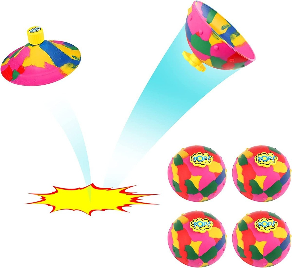 Miniatura 3 de Hip Hop Pops Juguete Saltarín Spin Pop