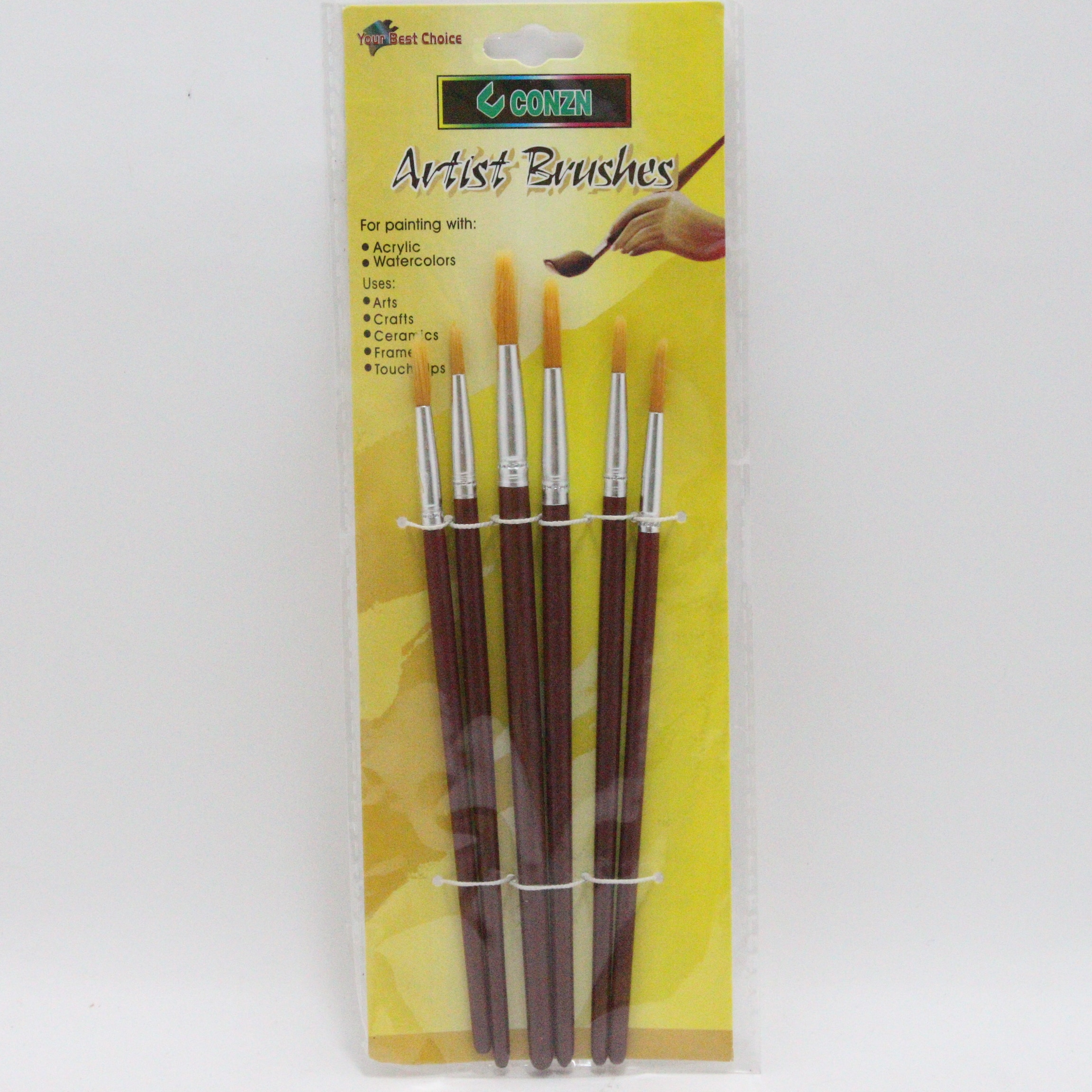 Set de pinceles x 6 unidades