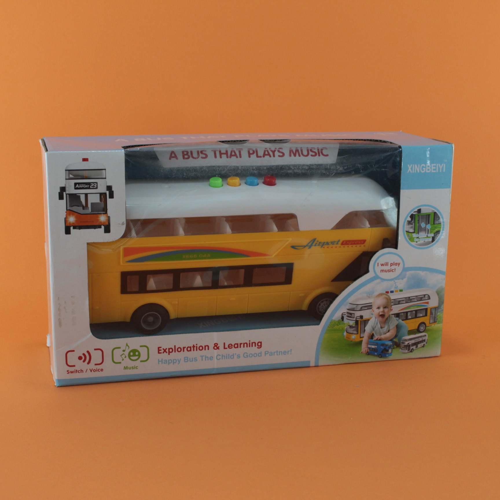 Autobús de dos pisos para bebés