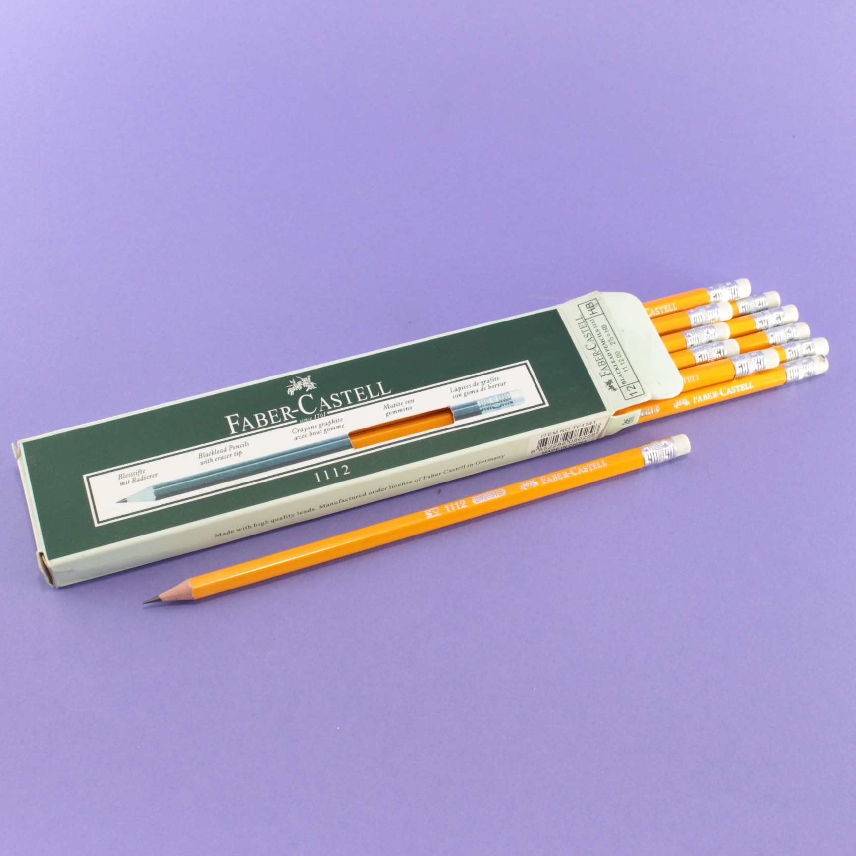 Lápiz faber castell HB caja x 12