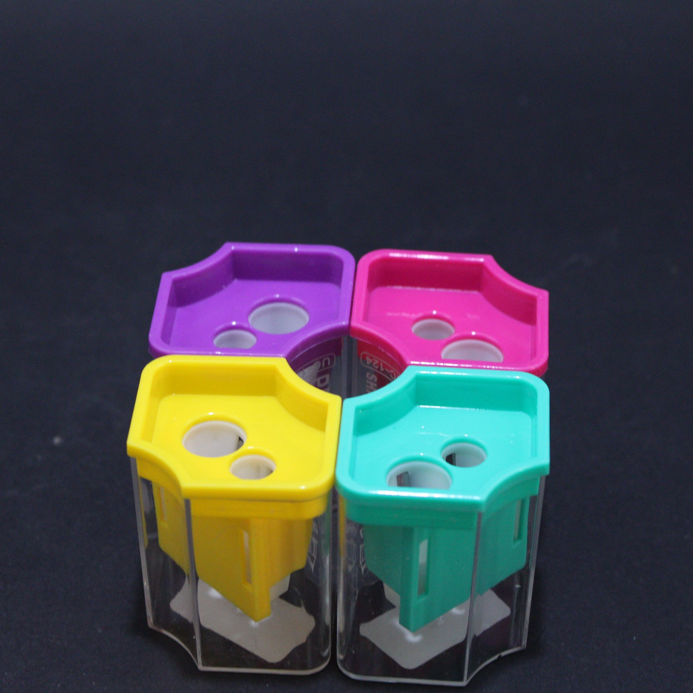 Sacapuntas doble con deposito