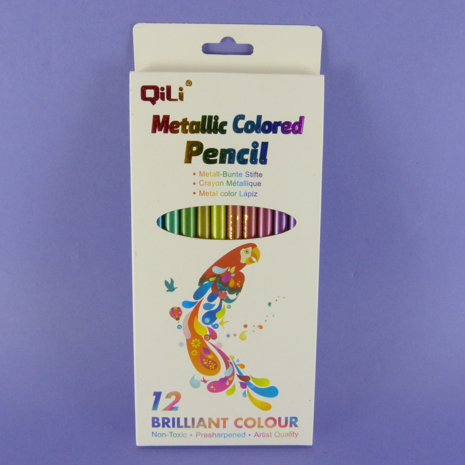 Miniatura 3 de Colores Qili metalizados x 12