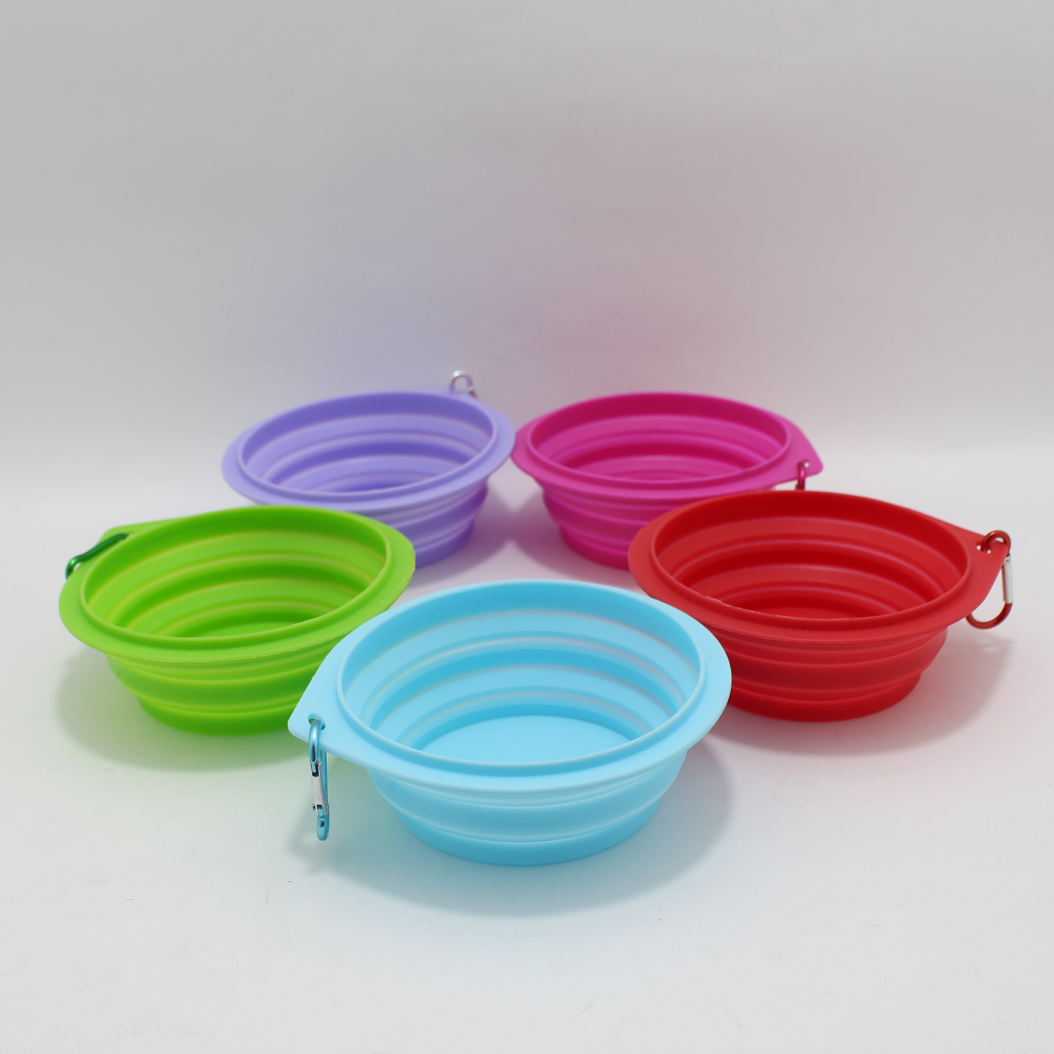 Comedero portatil para mascotas mediano