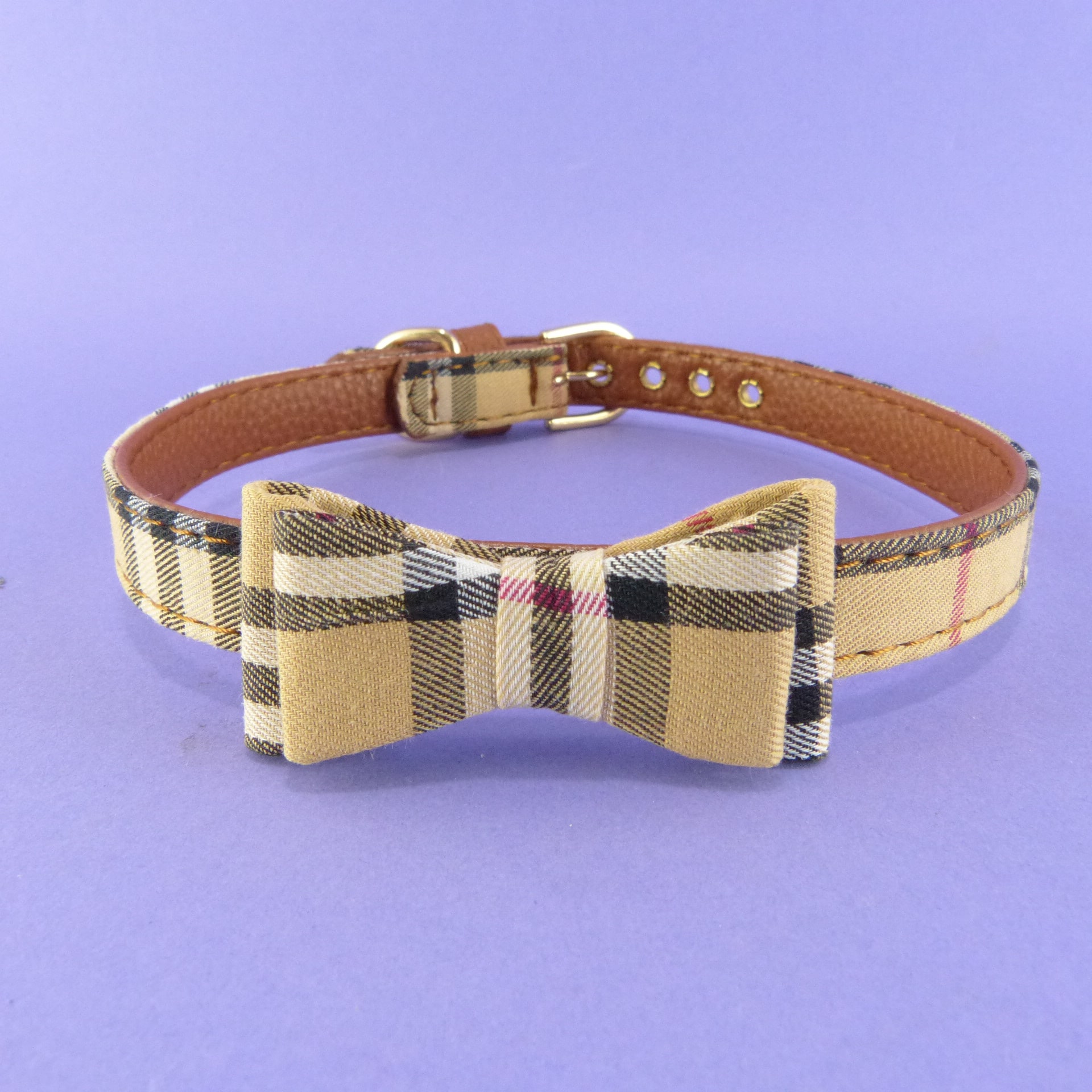 Miniatura 3 de Collar para mascota con moño talla L