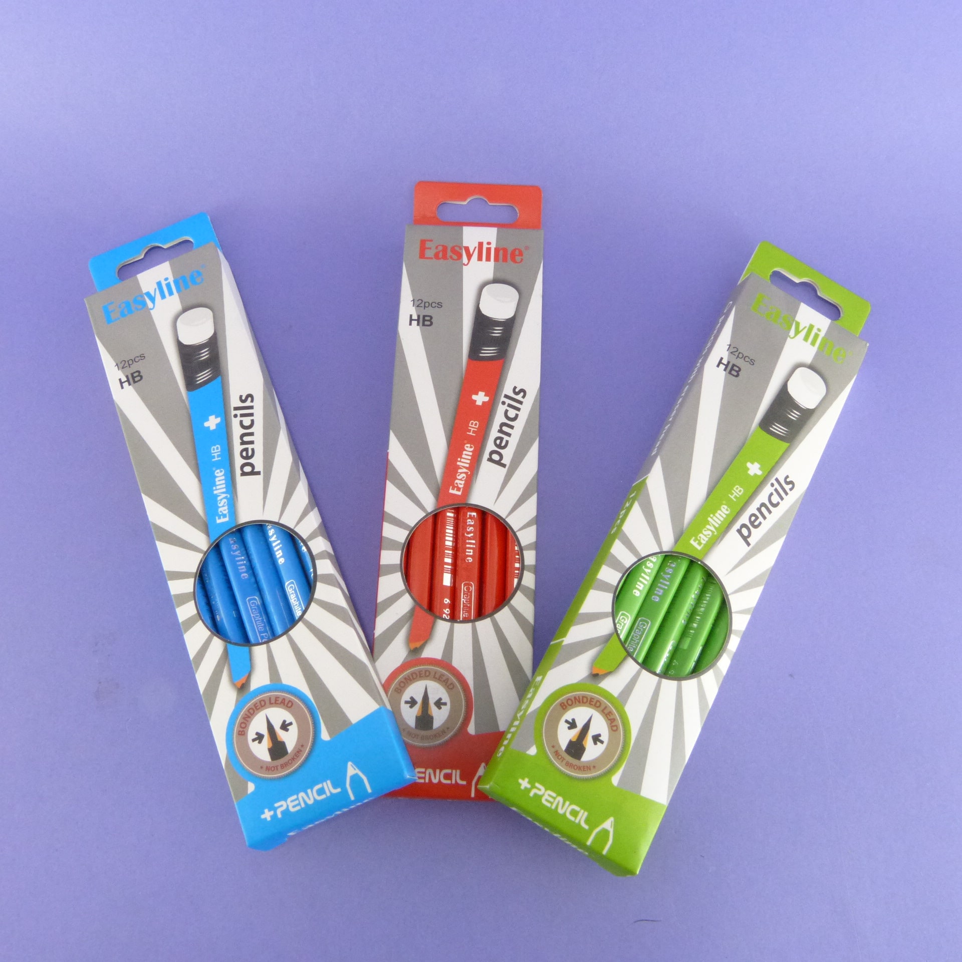 Lapiz HB easyline x 12 piezas