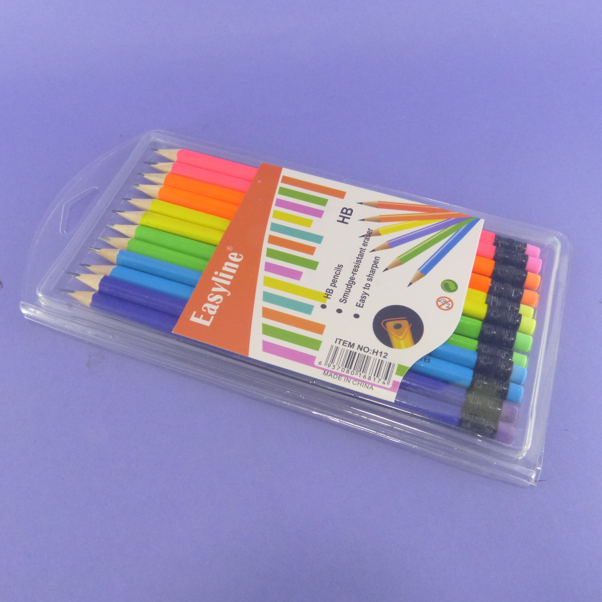 Miniatura 3 de Caja de lápices madera fluorescente x 1