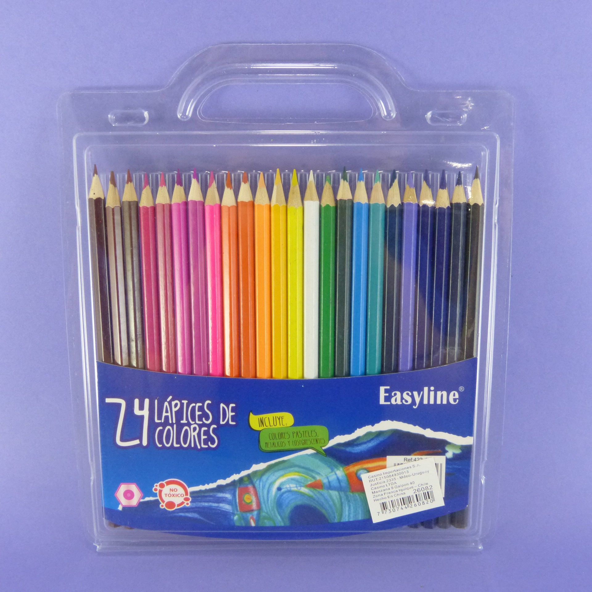 Miniatura 2 de Caja de colores x 24 easyline