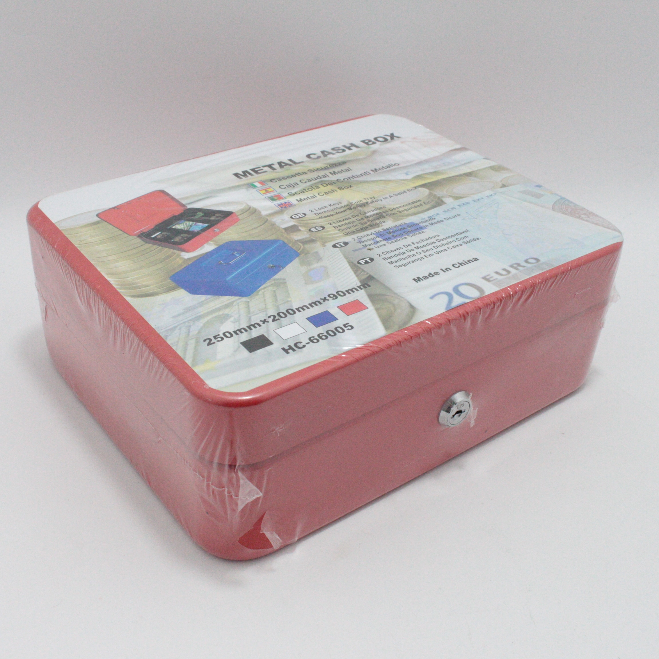 Caja menor metálica 250mmx200mmx90mm