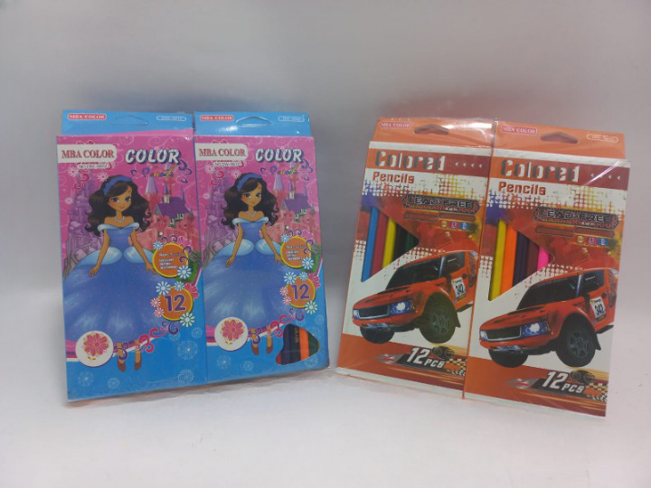 COLORES PENCIL X 12 PIEZAS CARATULA EST