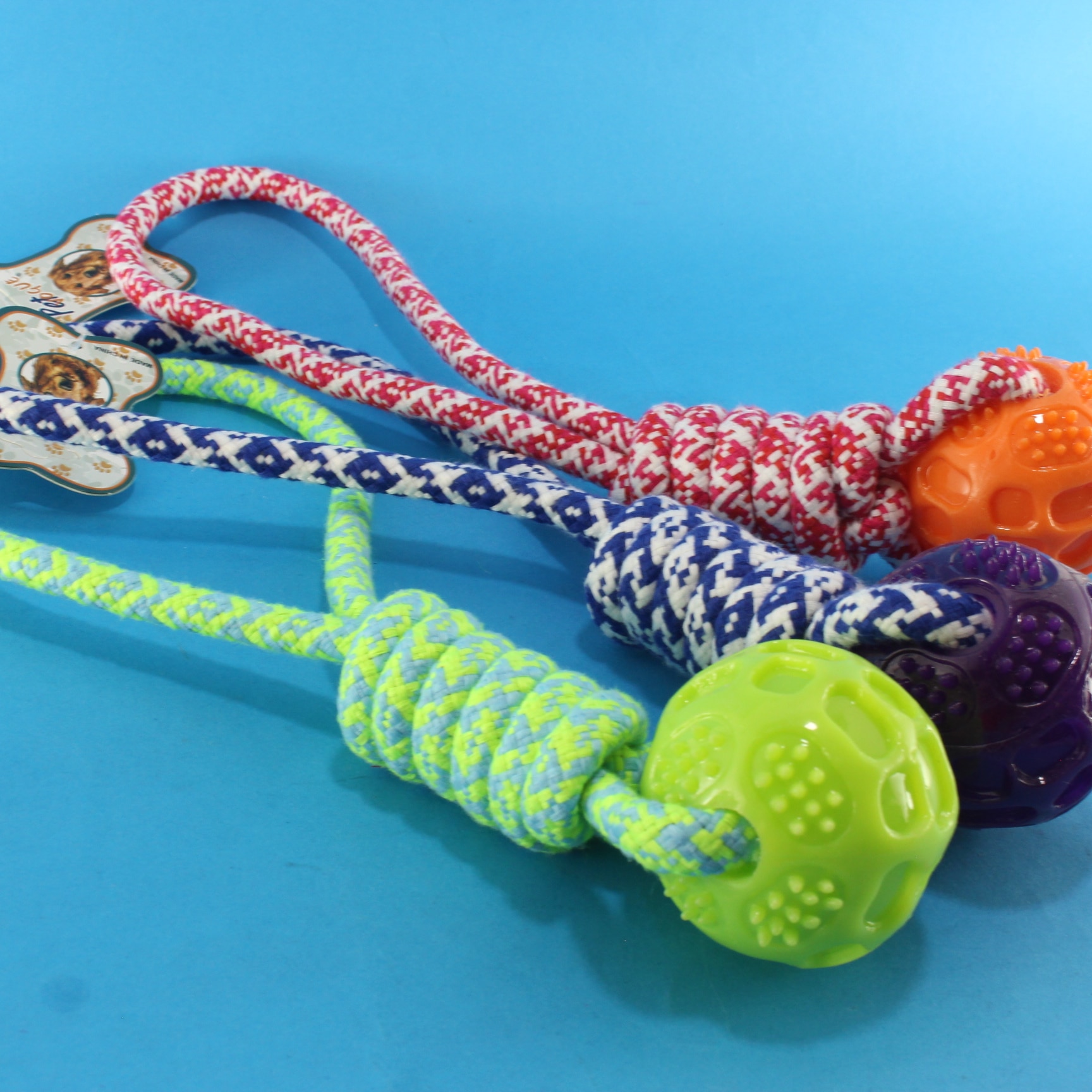 Miniatura 2 de Juguete para mascota con agarradera y p