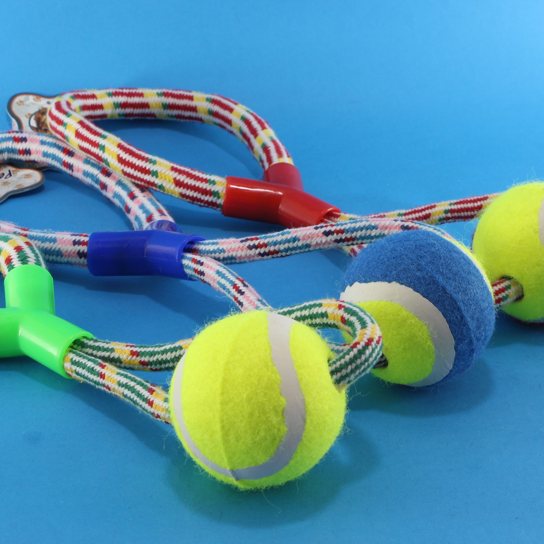 Juguete para mascota con pelota y agarr