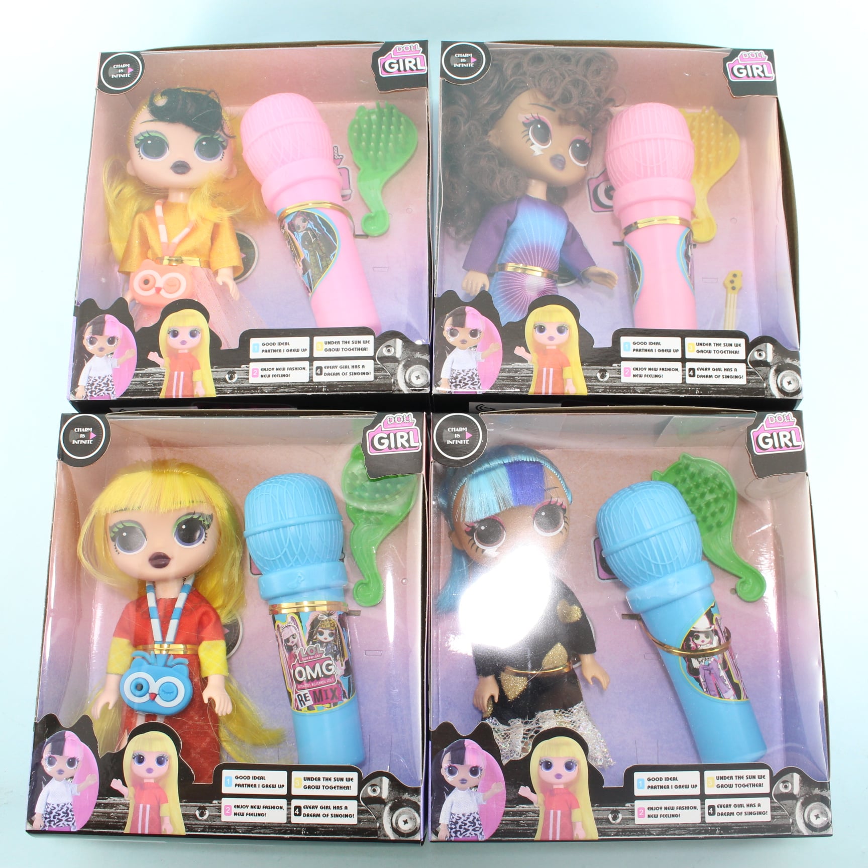 Muñeca doll con microfono