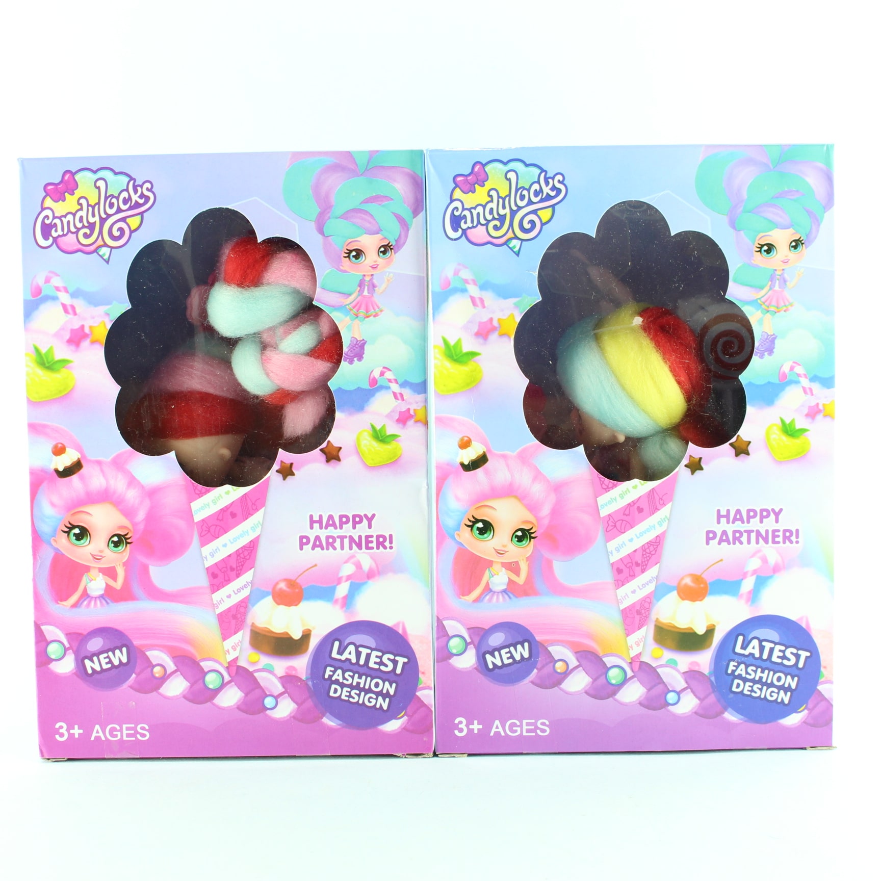 Muñeca con trensas y accesorios