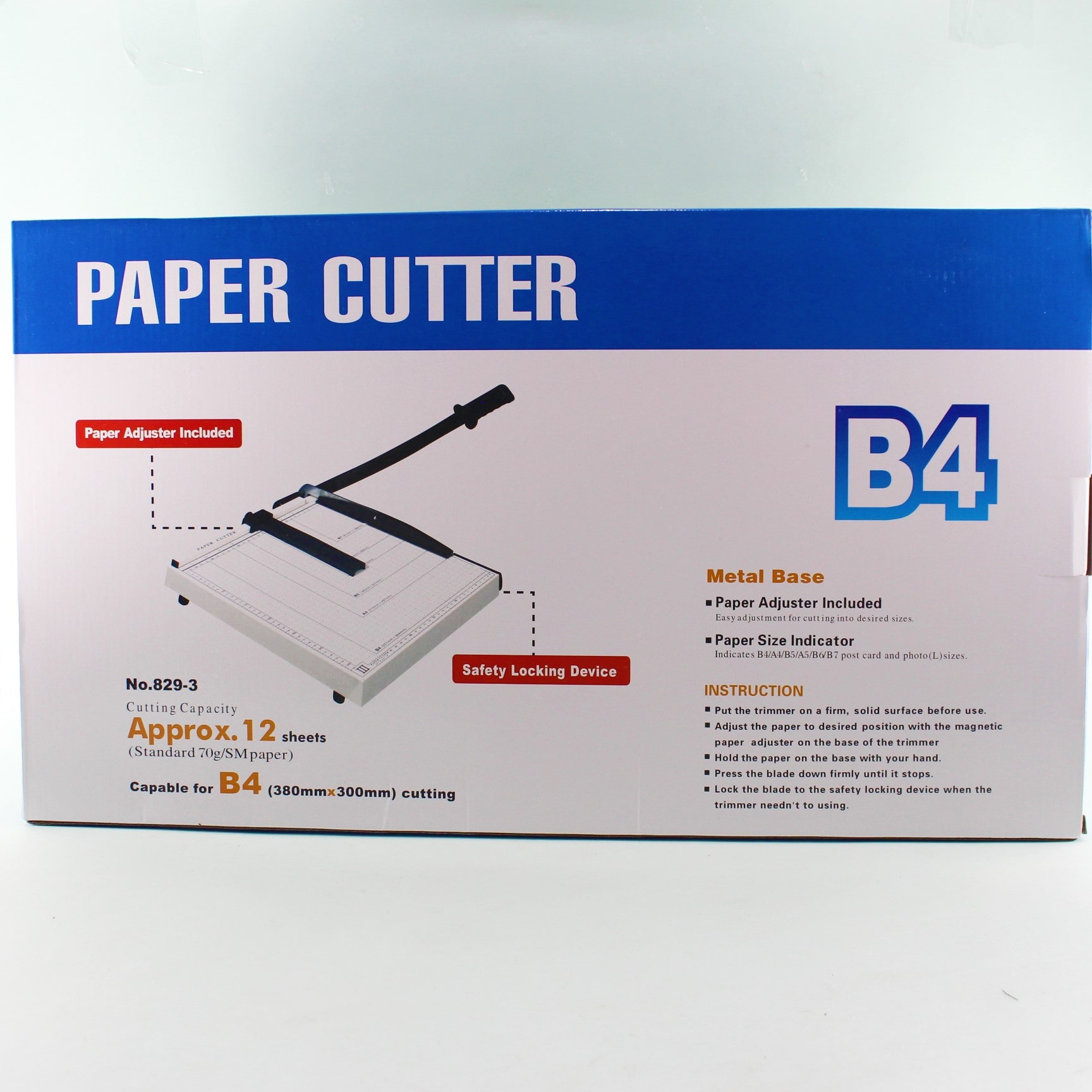 Miniatura 2 de Cortadora de papel guillotina 380m x 30