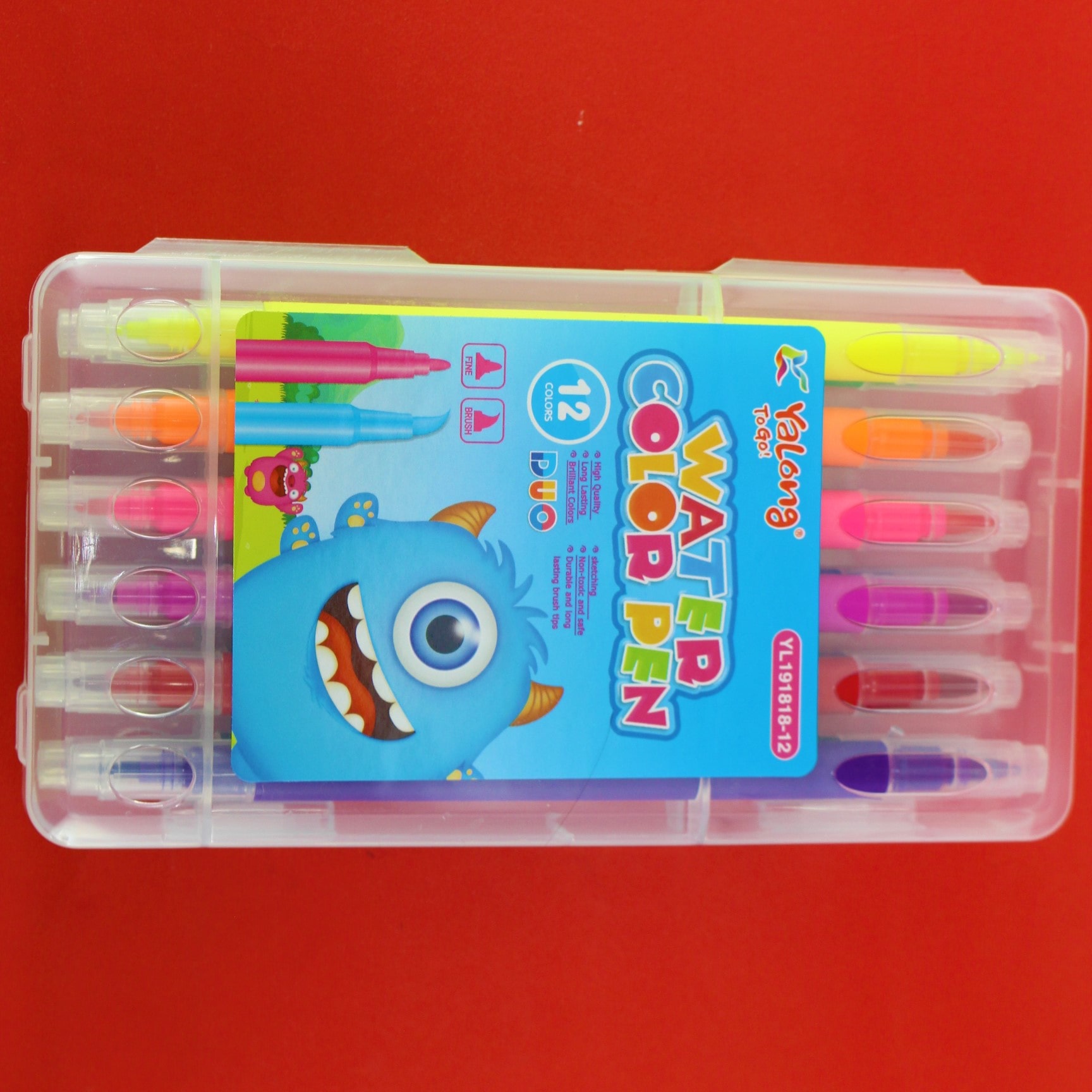 Plumones yalong x12 water color pen