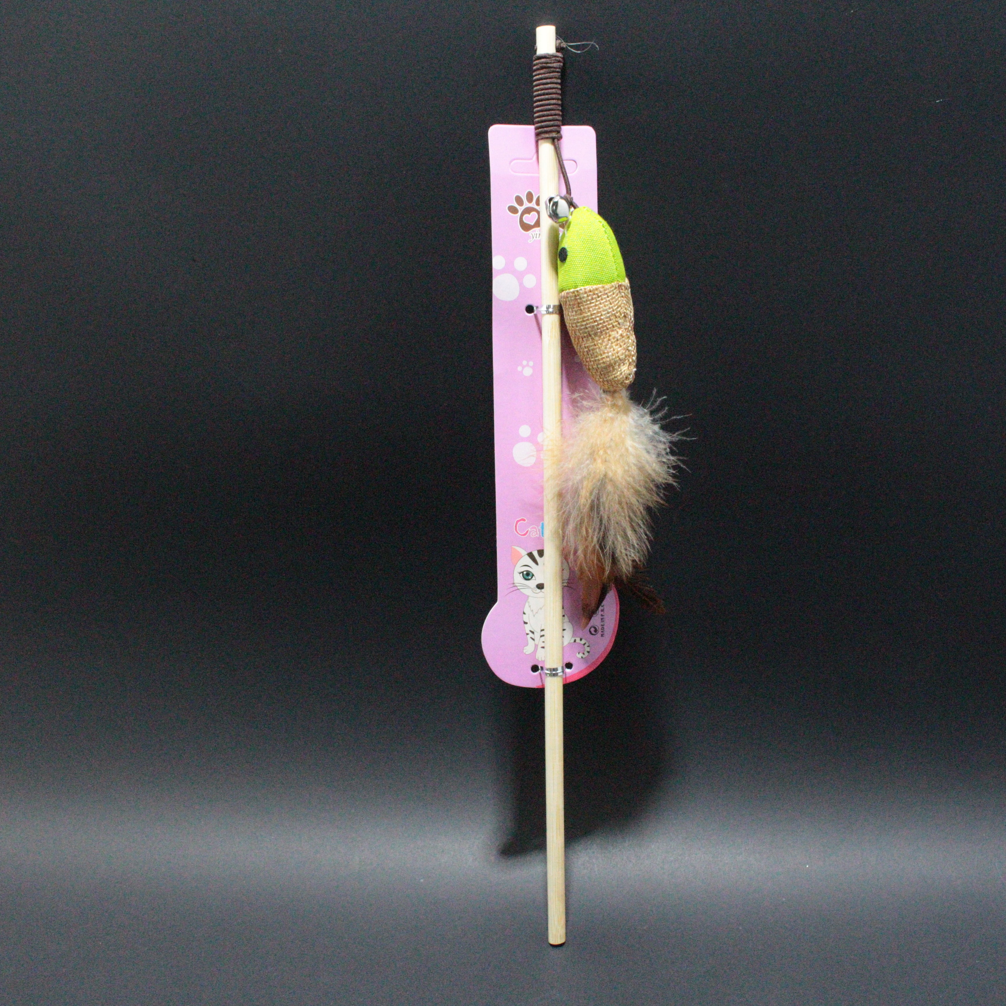 Juguete vara para gato de estrella y ra