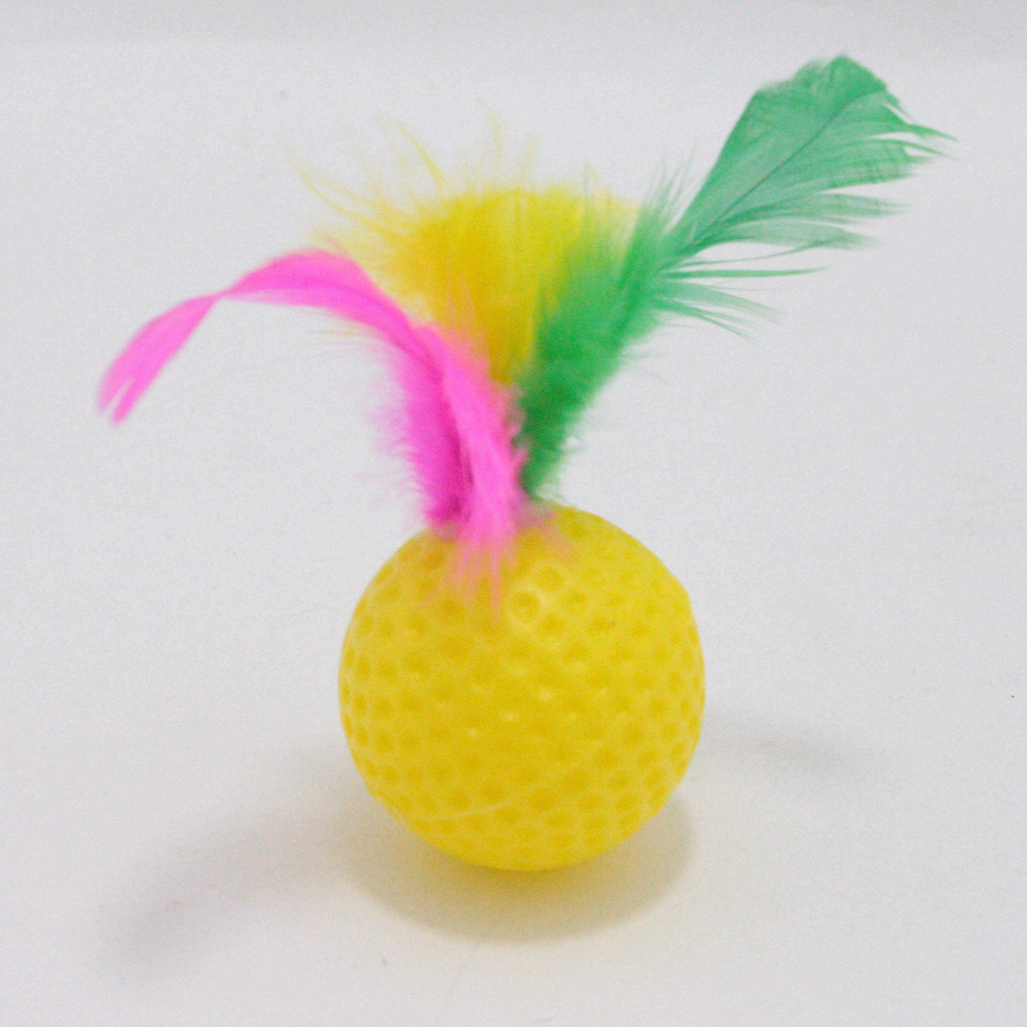 Miniatura 2 de Juguete para mascota pin pon con pluma