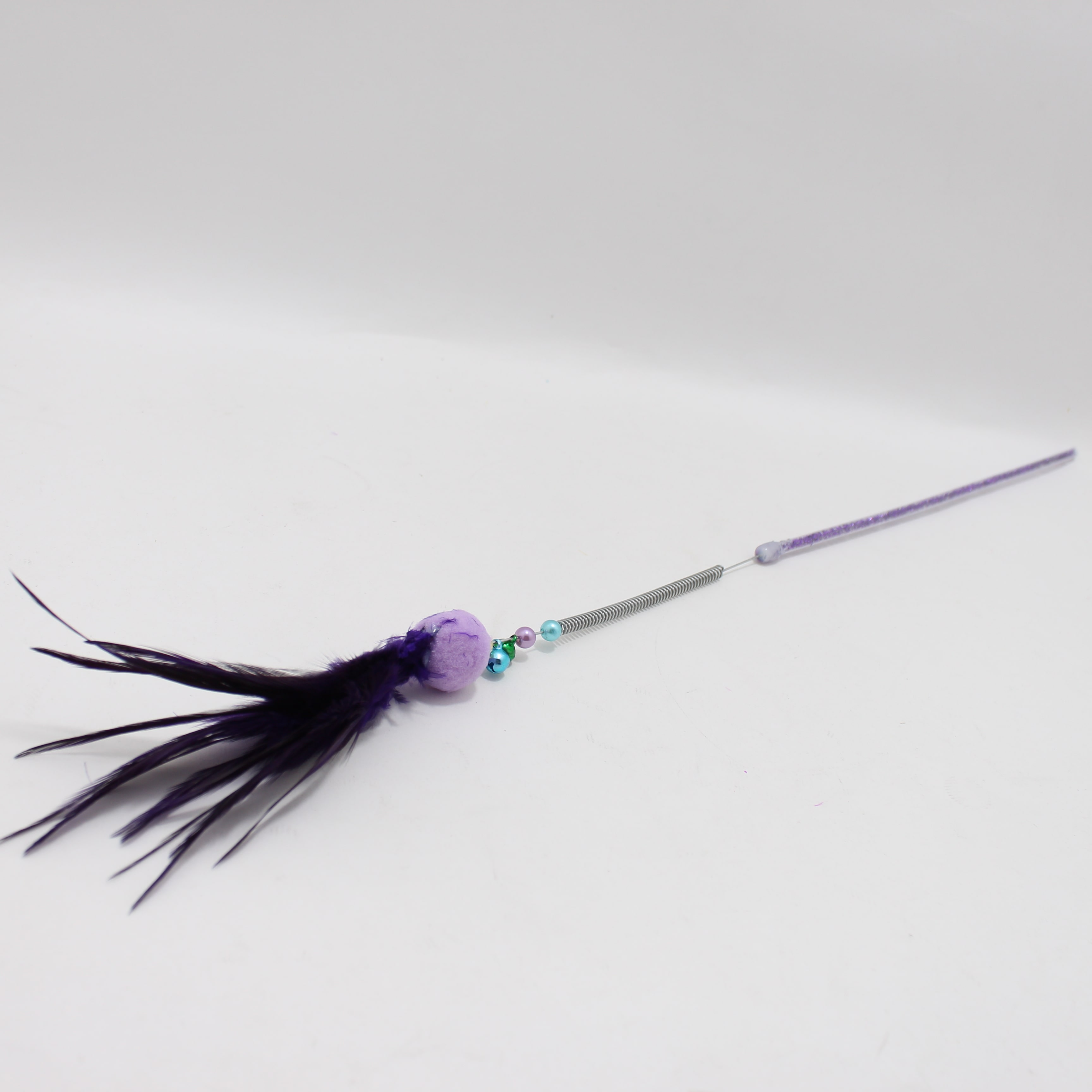 Miniatura 4 de Juguete vara para gato con resorte y pl