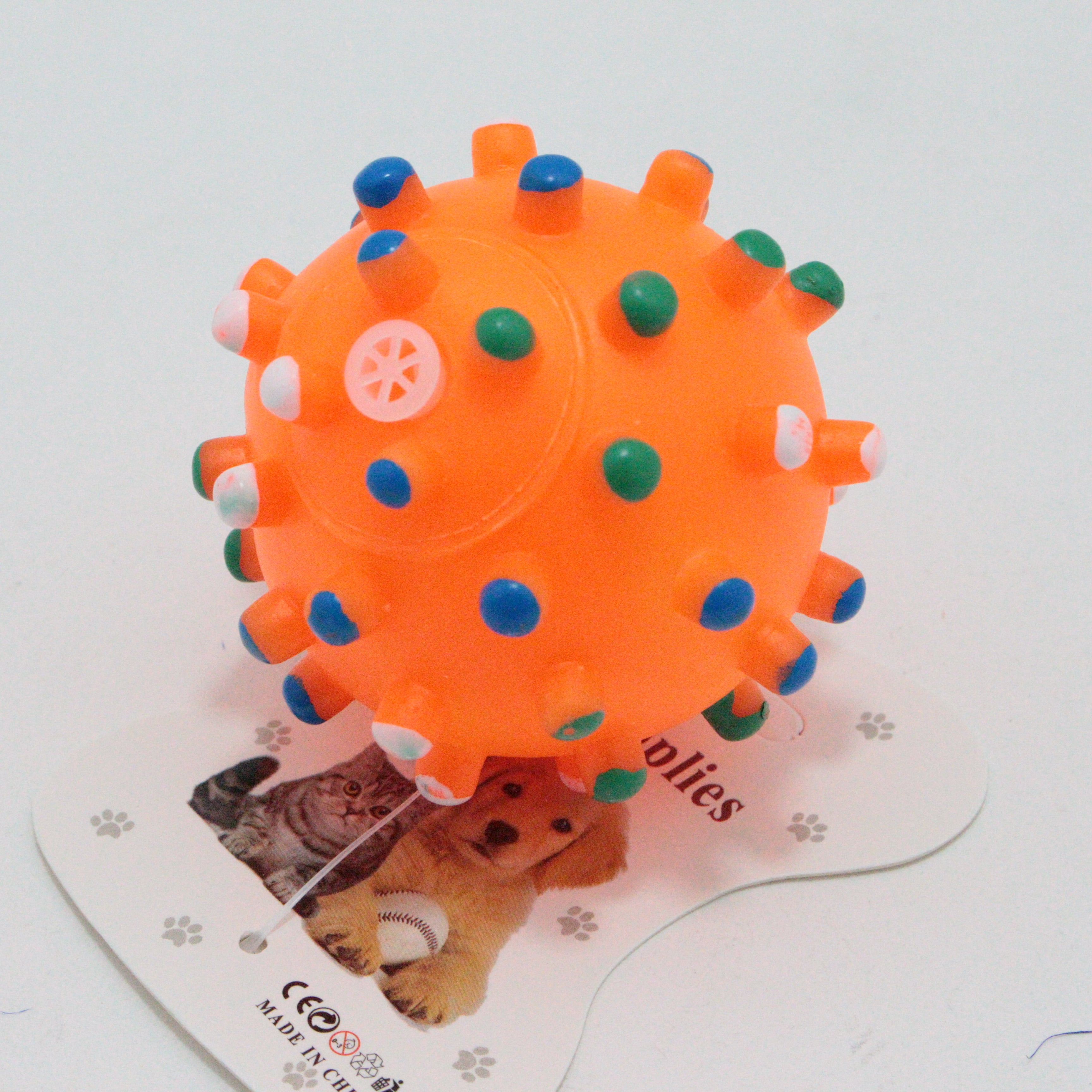 Pelota chillona para mascota pequeña