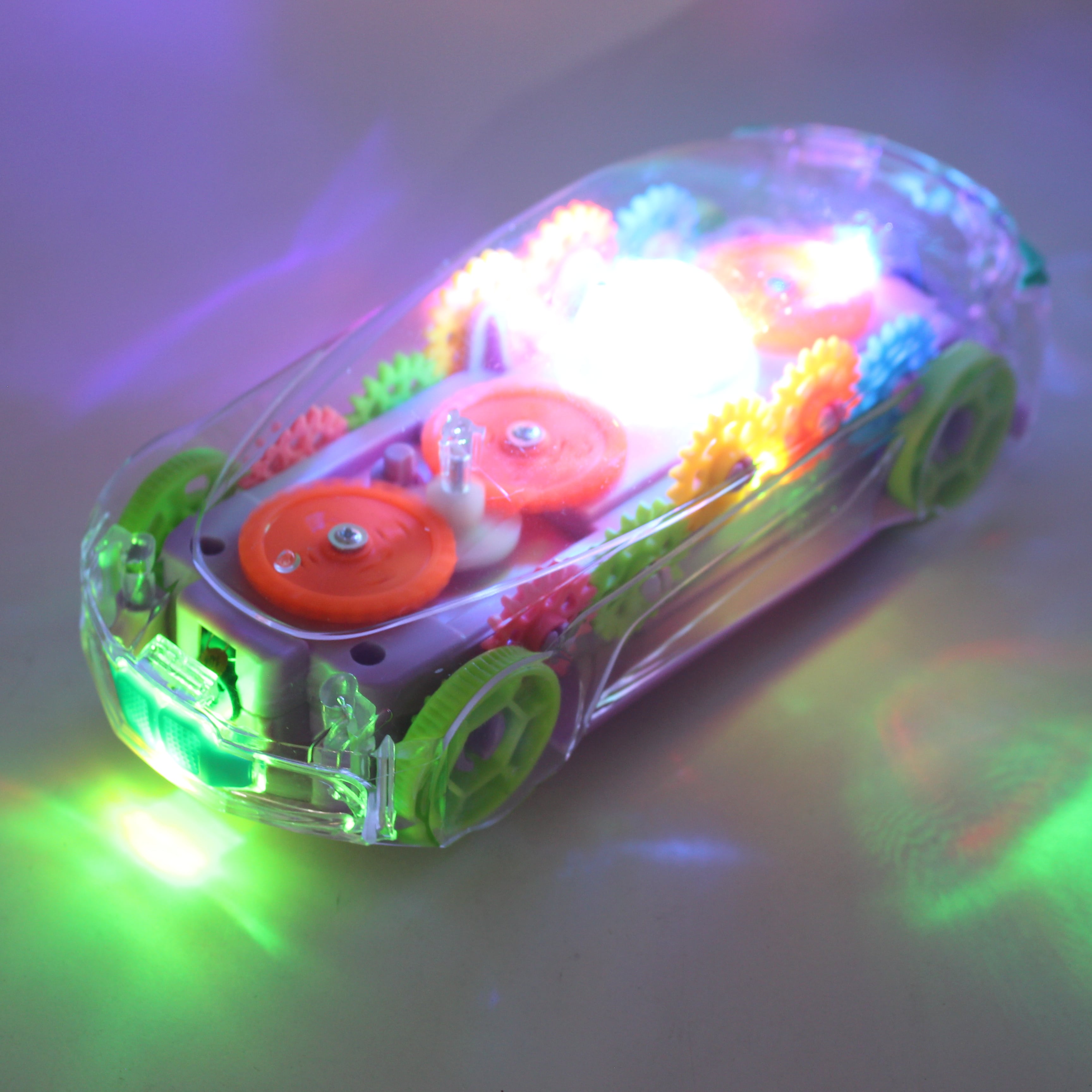 Miniatura 2 de Carro transparente con luces, sonido y