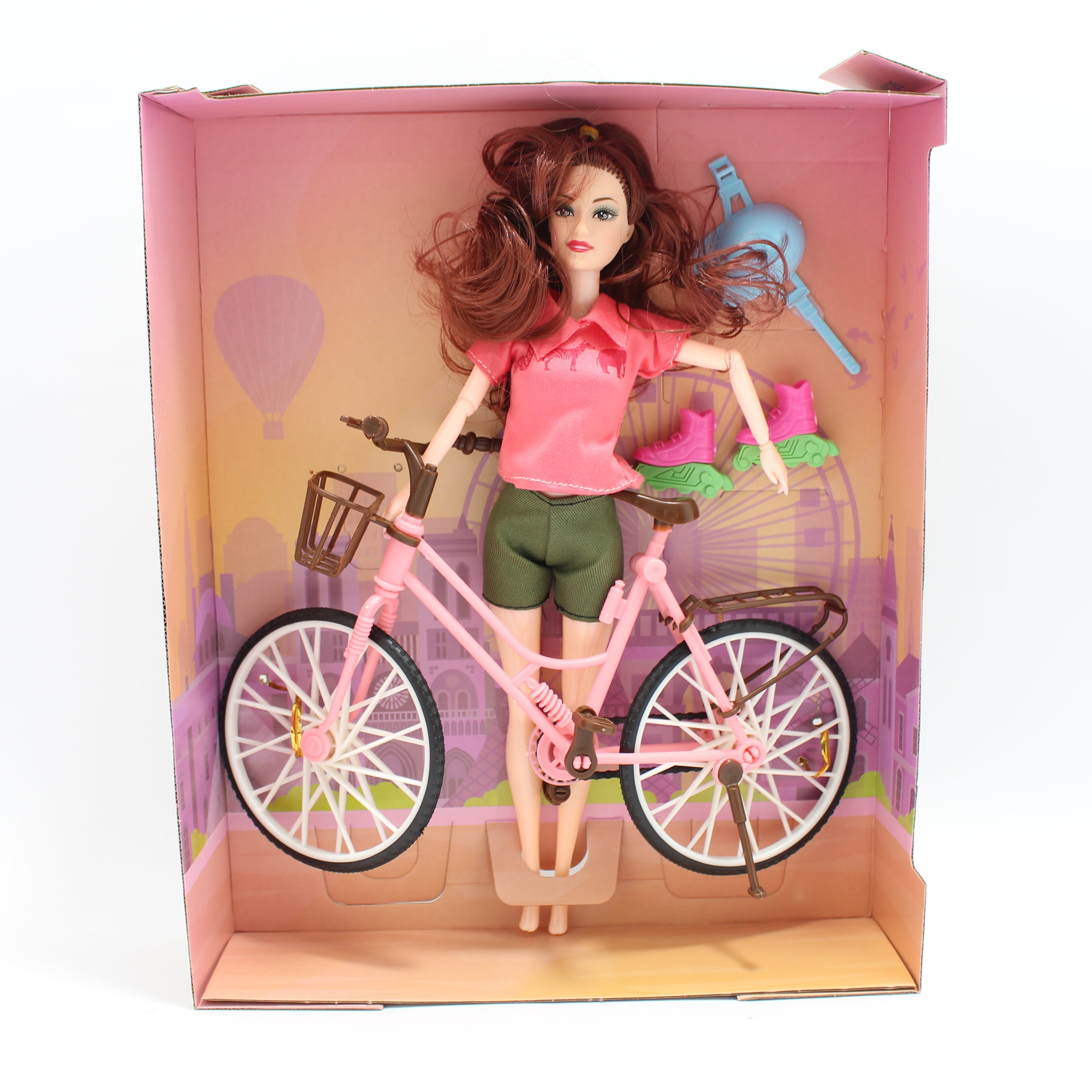 Miniatura 2 de Barbie con bicicleta y panites