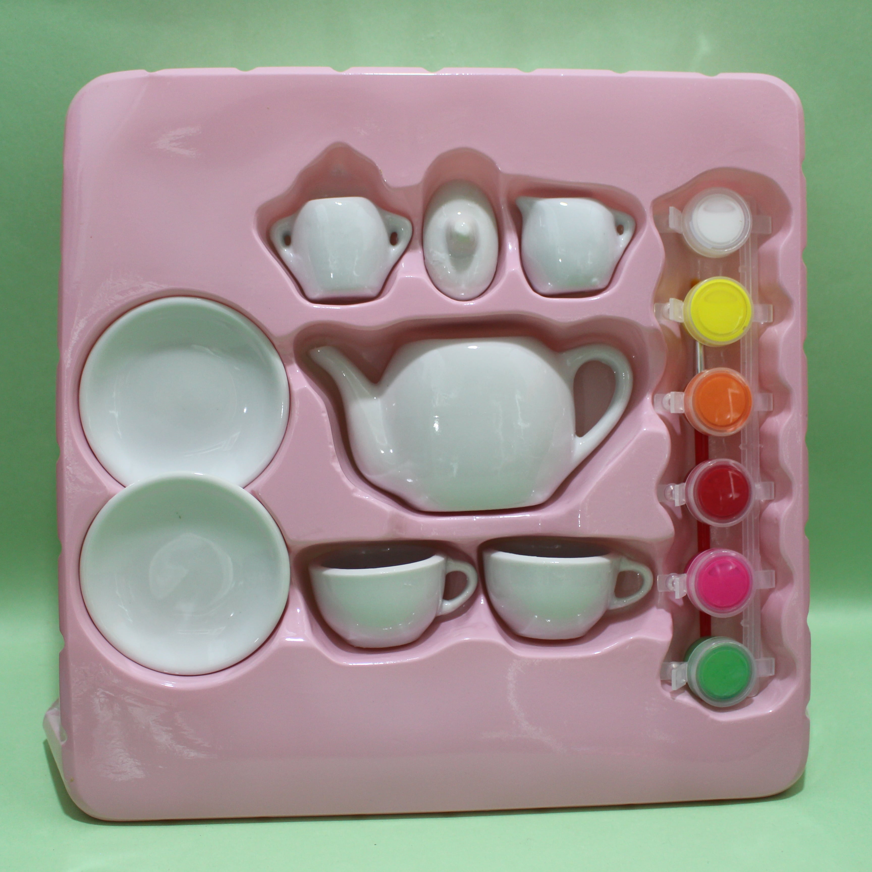 Juego de te para pintar en ceramica