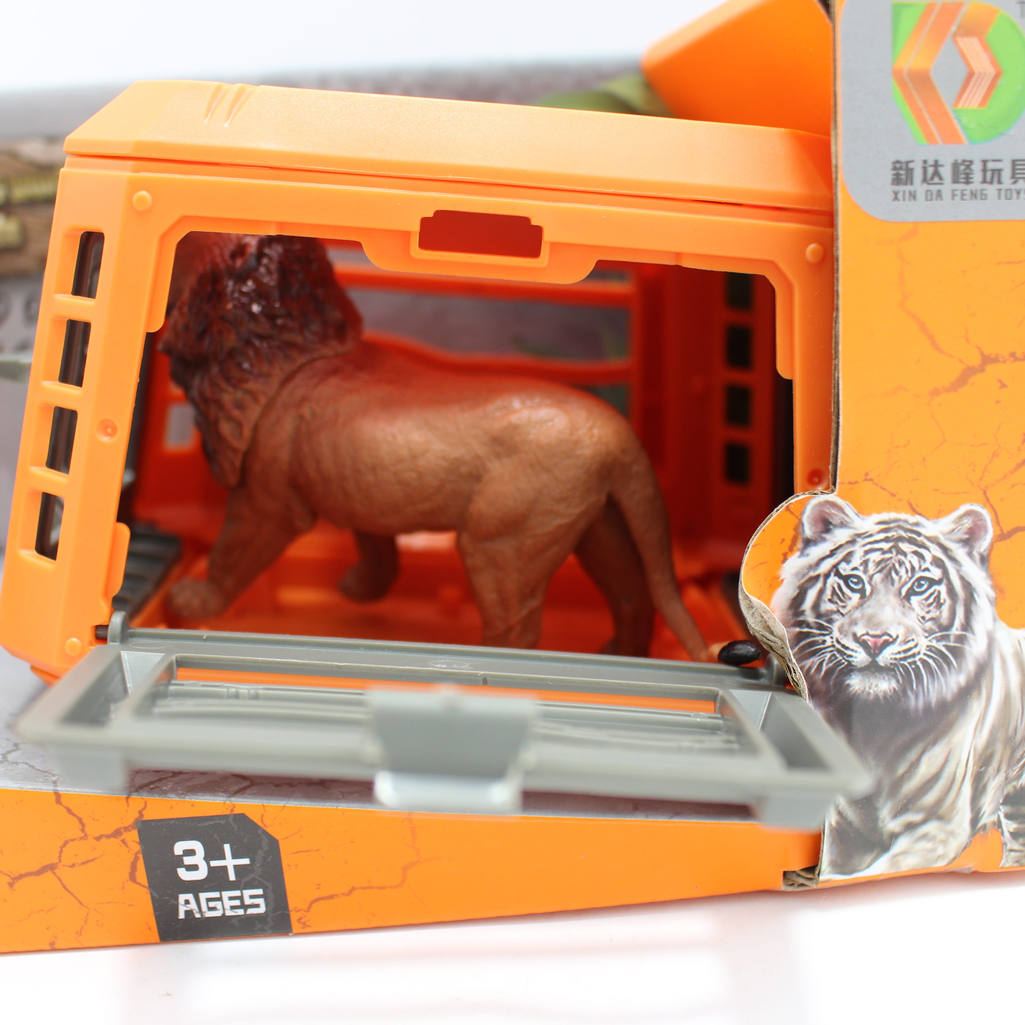 Carro de jungla + jaula con animal