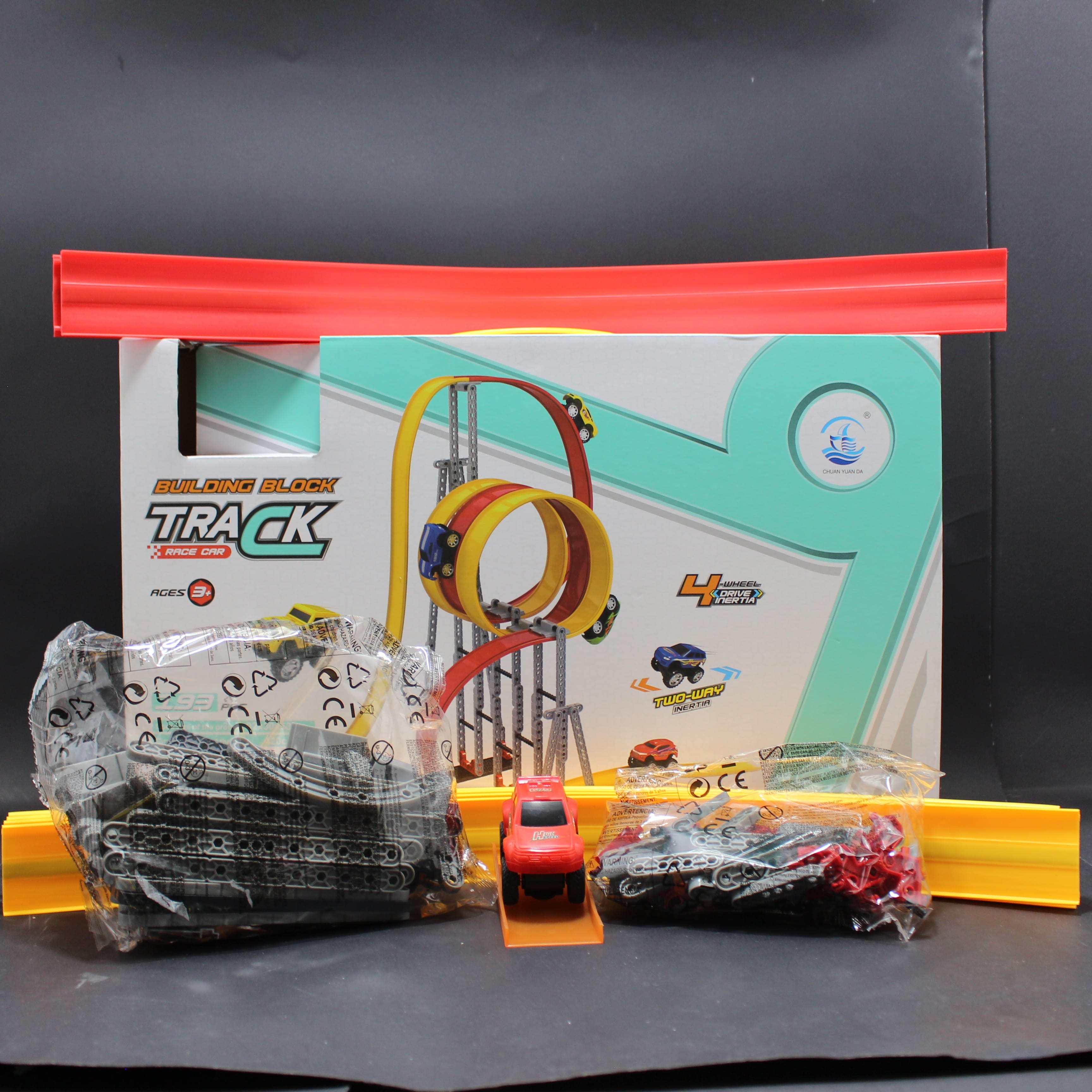 Pista doble giro de 193 pcs