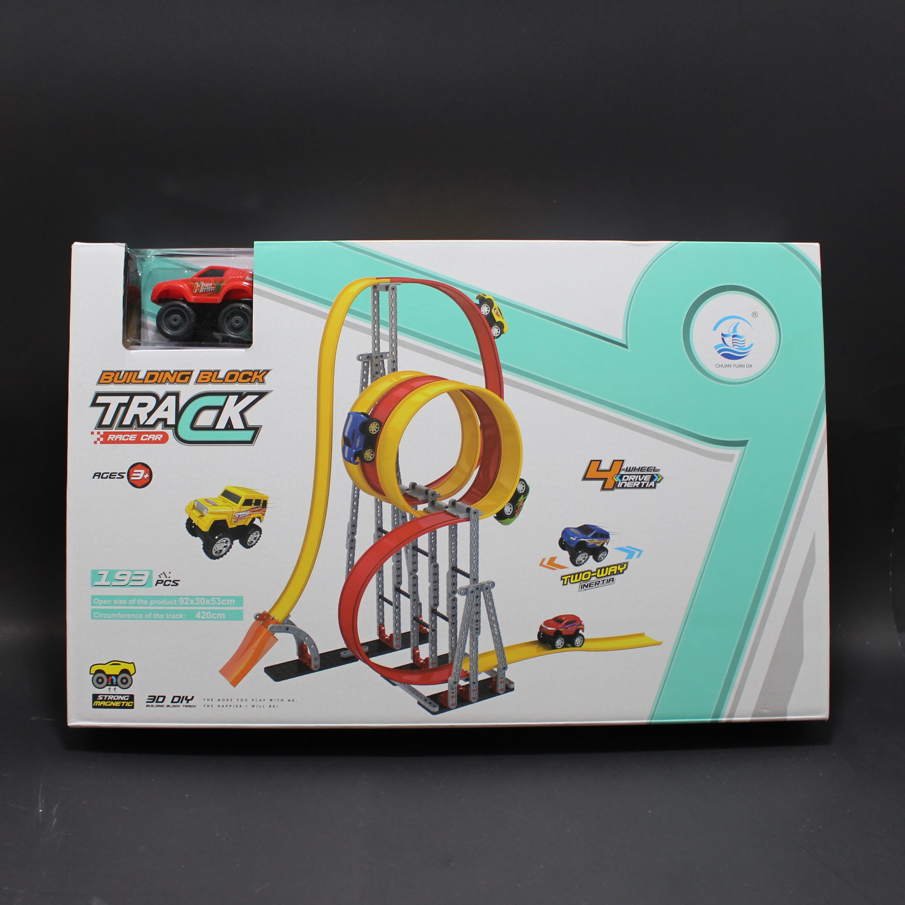 Miniatura 2 de Pista doble giro de 193 pcs