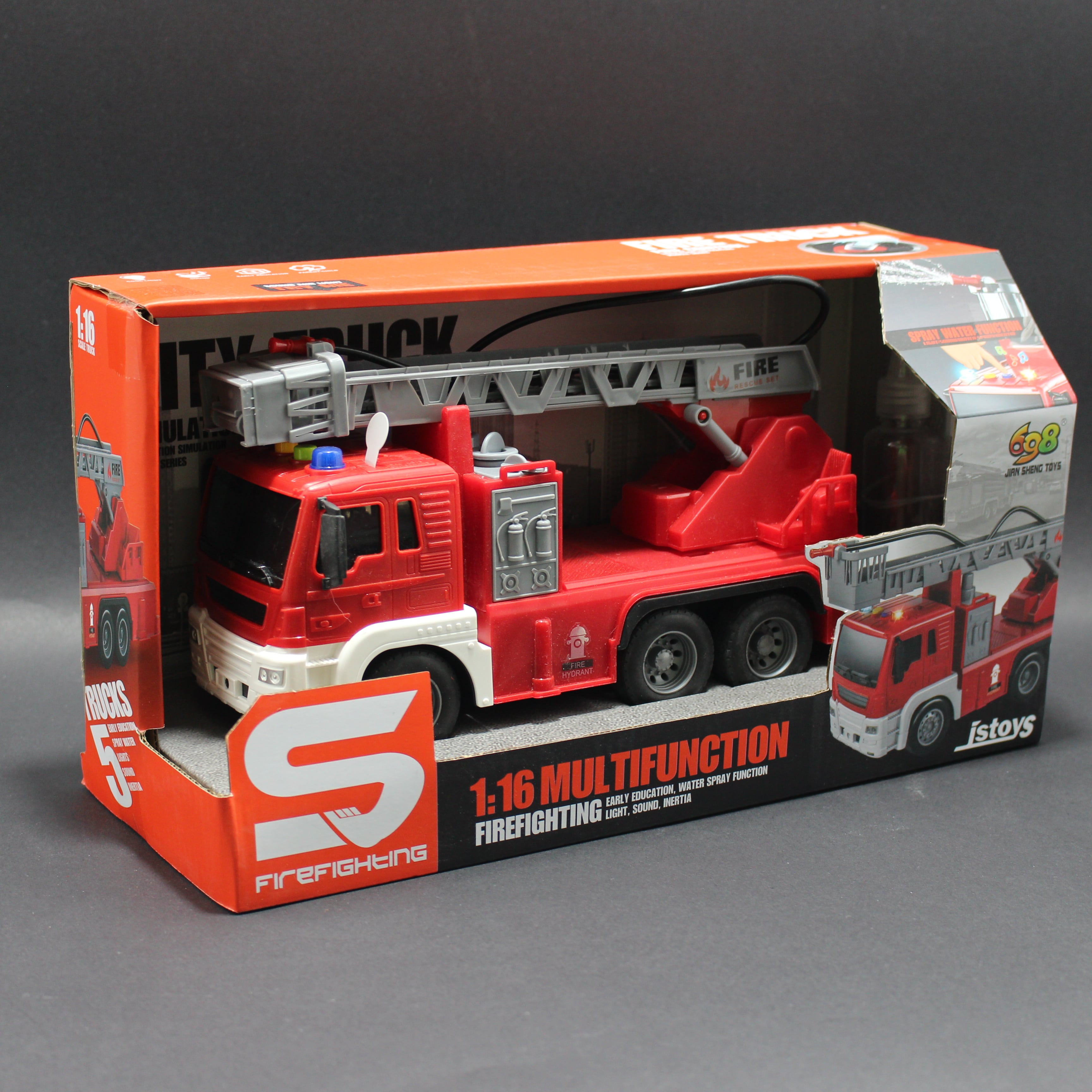 Miniatura 3 de Carro de bombero con luz y sonido