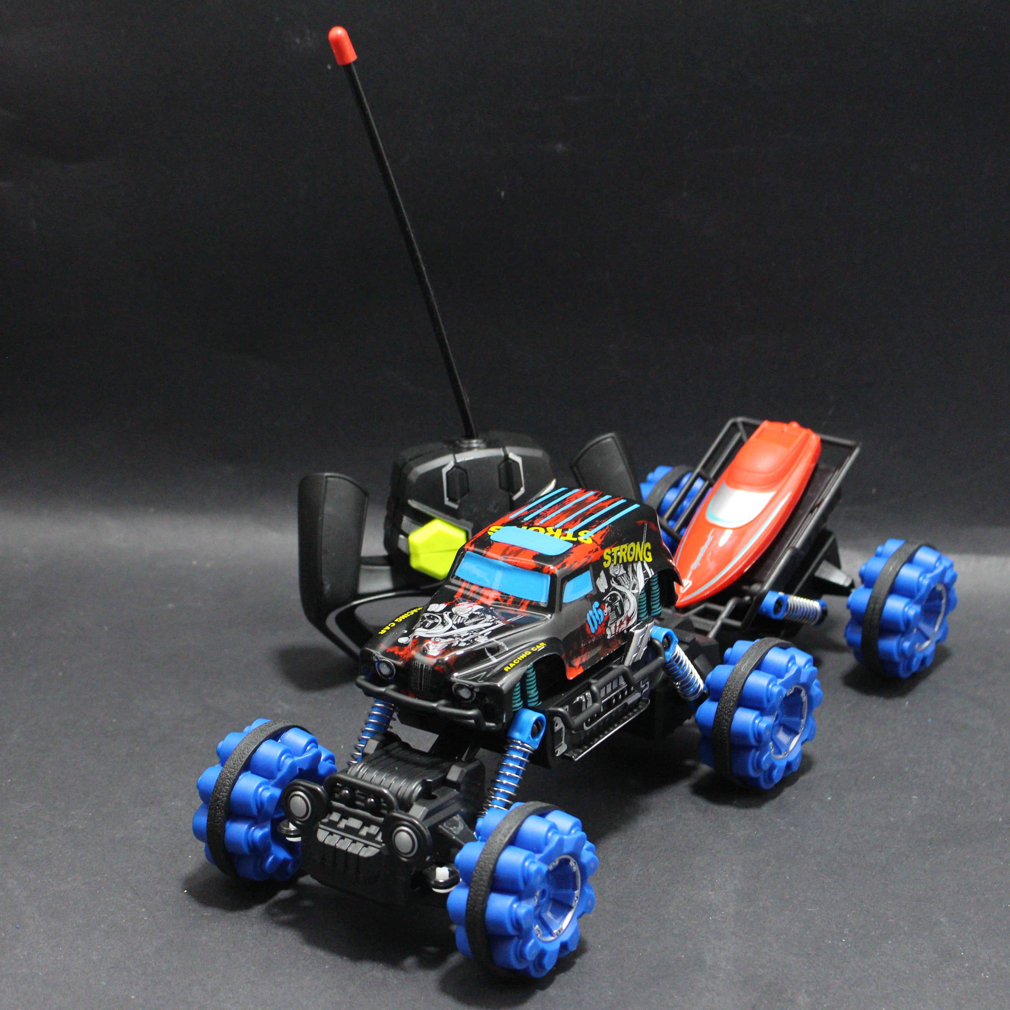 Miniatura 3 de Carro a control con remolque y lancha